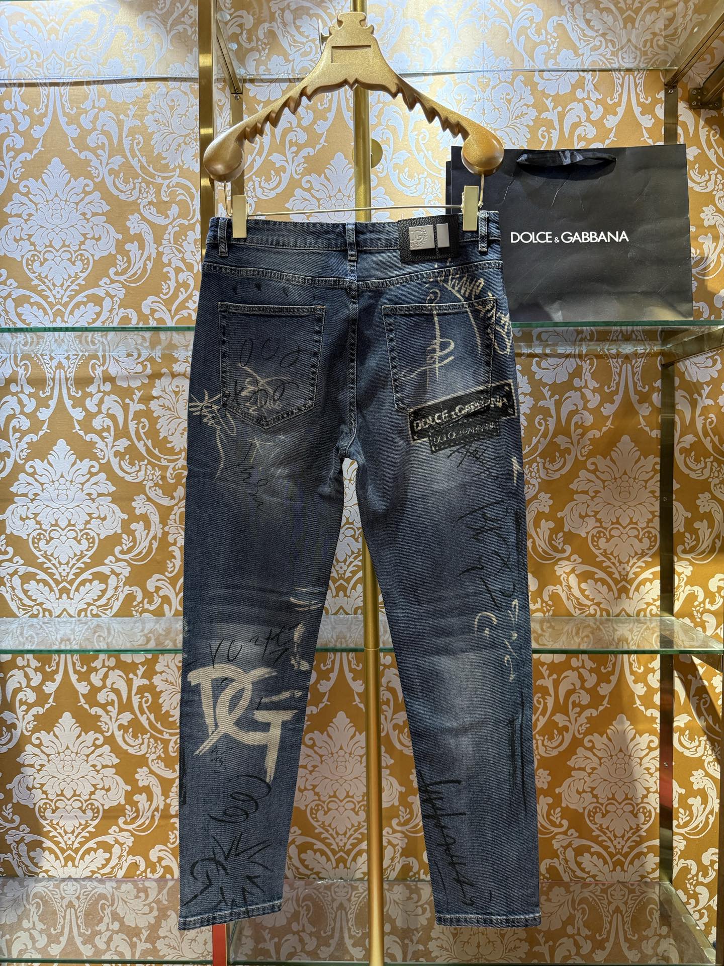 DOLCE & GABBANA p400 デニムパンツ 修身小直筒型