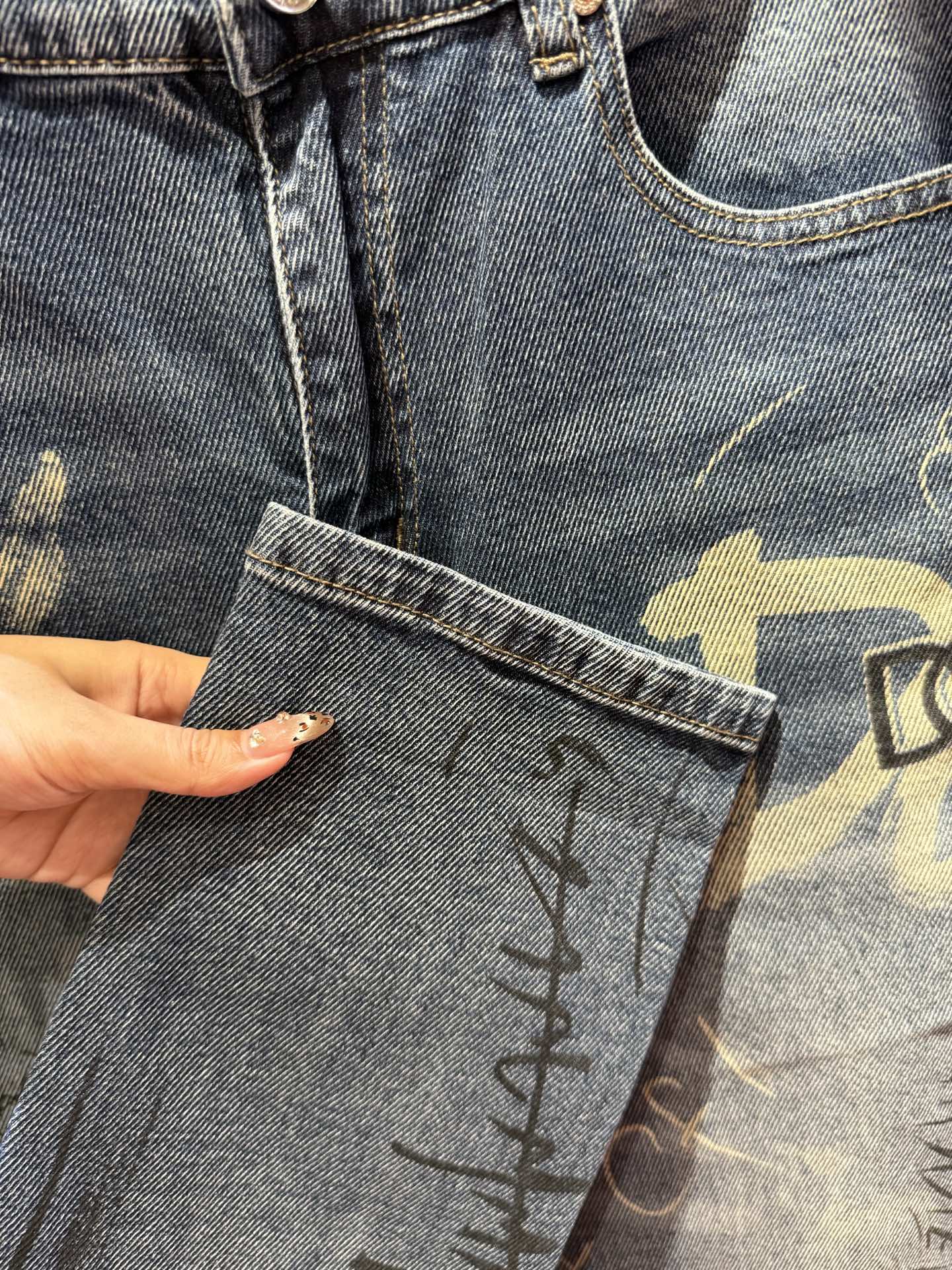 DOLCE & GABBANA p400 デニムパンツ 修身小直筒型