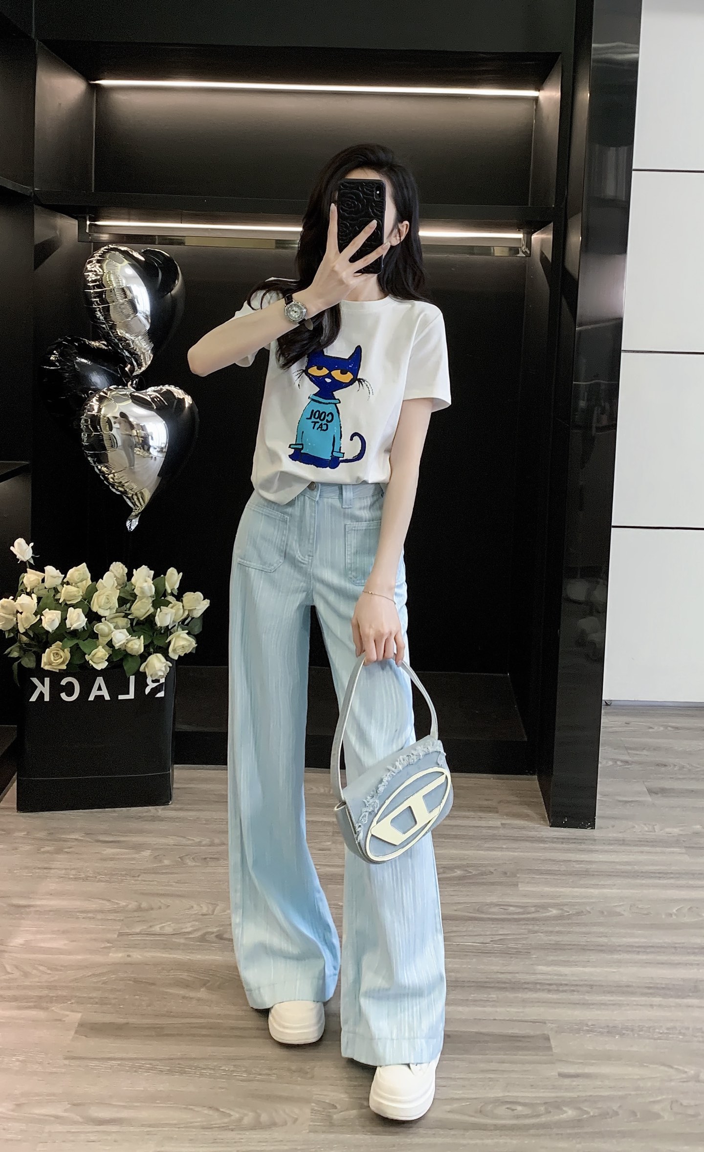 High-Quality Female Summer T-Shirt Suit with Size Adjustments for Perfect Fit - 图片 5