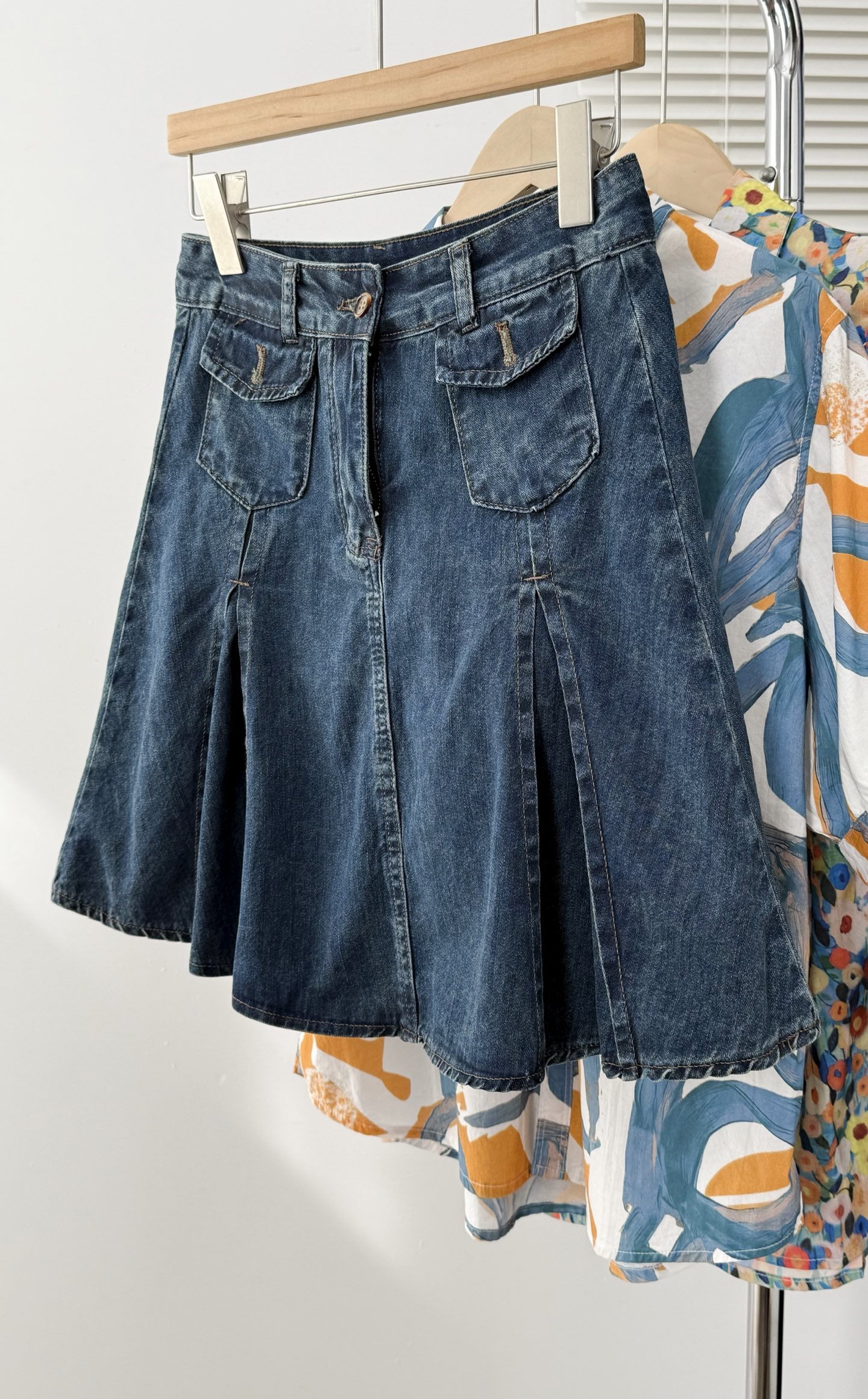 High-Quality Female Suit with Exchange Support, Summer Shirt, Cowboy Half-Dove Suit. - 图片 9