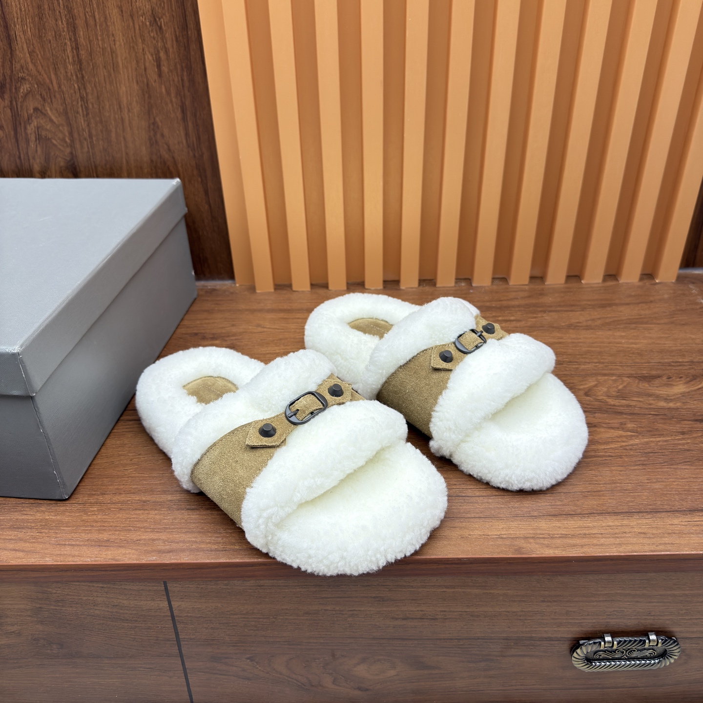 NO:612207,Brown, furry shoes, slippers, slippers19860909棕色,毛毛鞋拖鞋,slippers,Women's Shoes