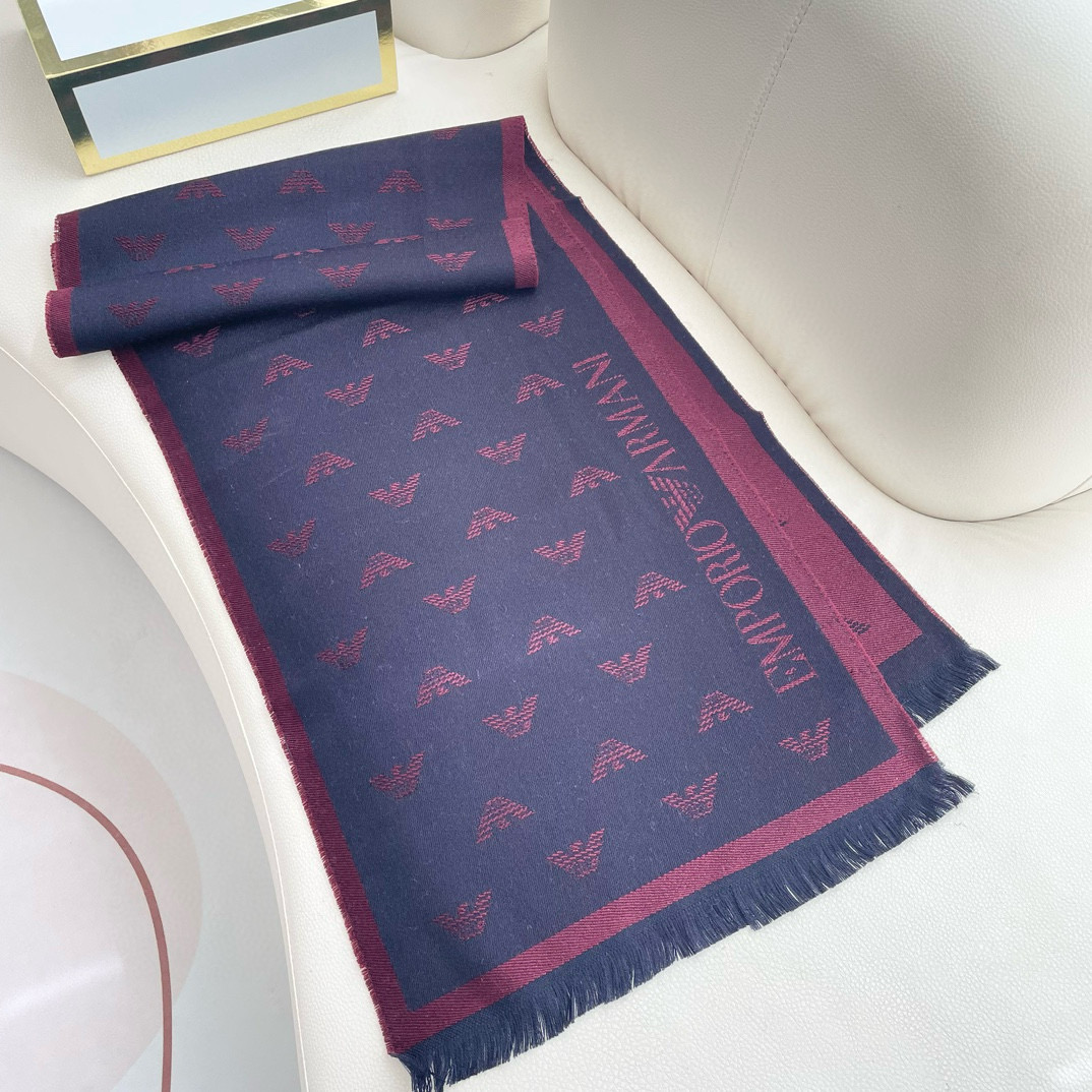 2025 Armani Men’s Scarf: Classic Logo Design for Successful Men’s Fashion - 图片 5