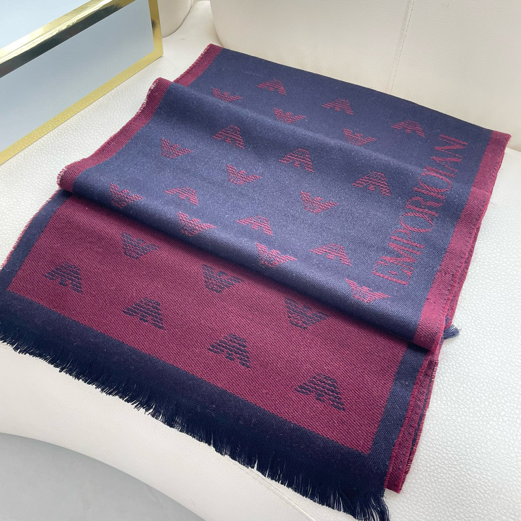 2025 Armani Men’s Scarf: Classic Logo Design for Successful Men’s Fashion - 图片 3