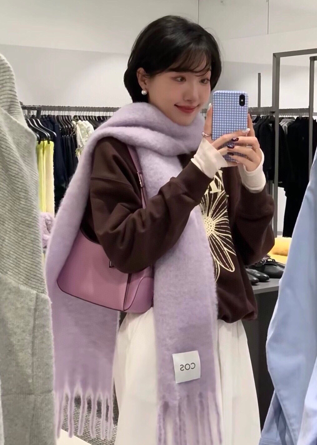 2025小红书走火爆款 COS品牌 🪐✨经典大土星马海毛围巾 vivienne westwood西太后土