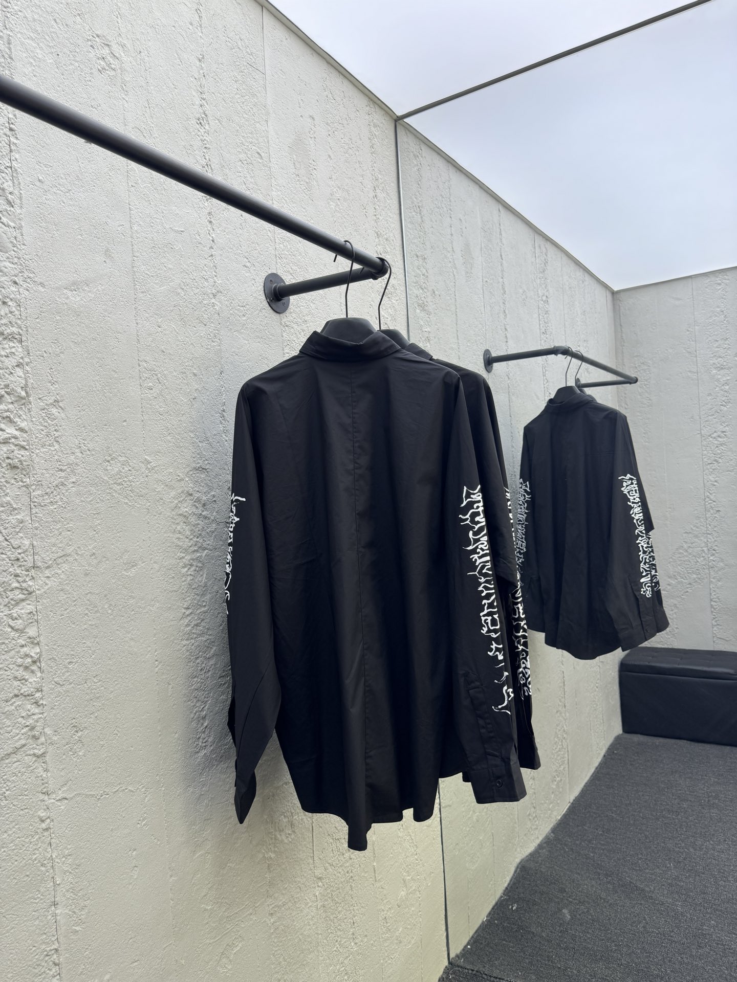Balenciaga Sanskrit Letter Shirt - Clothes 2