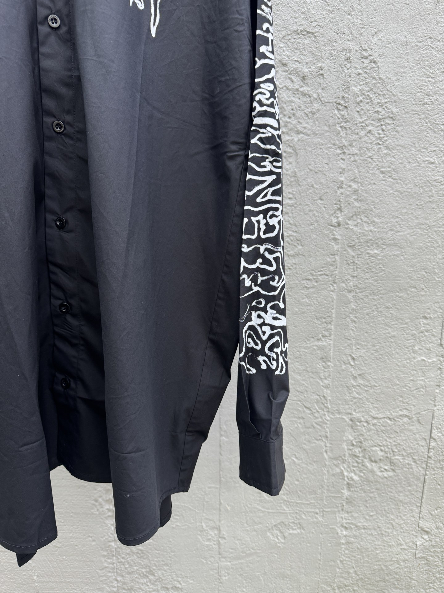 Balenciaga Sanskrit Letter Shirt - Clothes 7