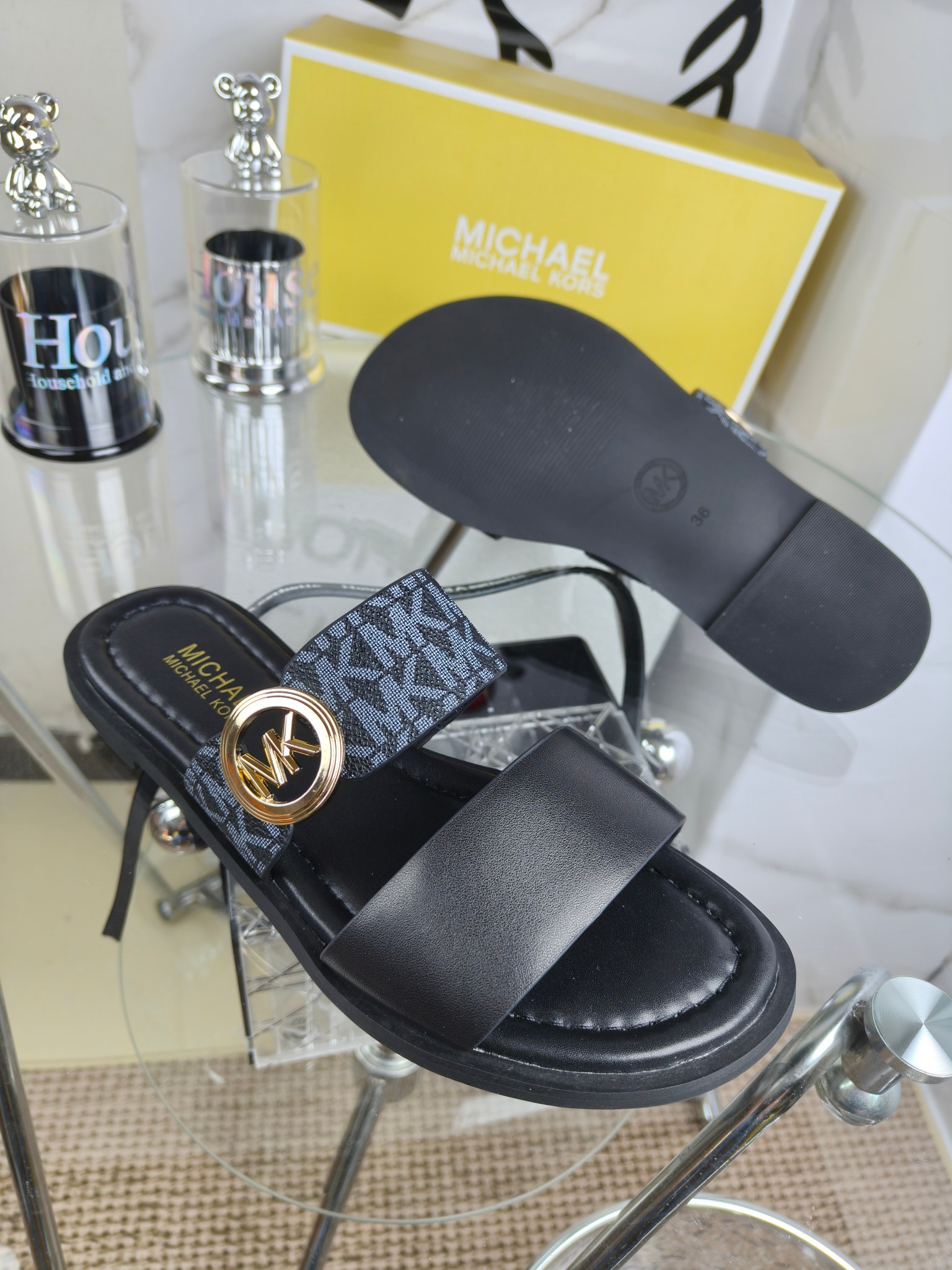 2025 Spring Edition Female Shoes: MK Sandals for Foreign Trade (Sizes 35, 41, 42) - 图片 7