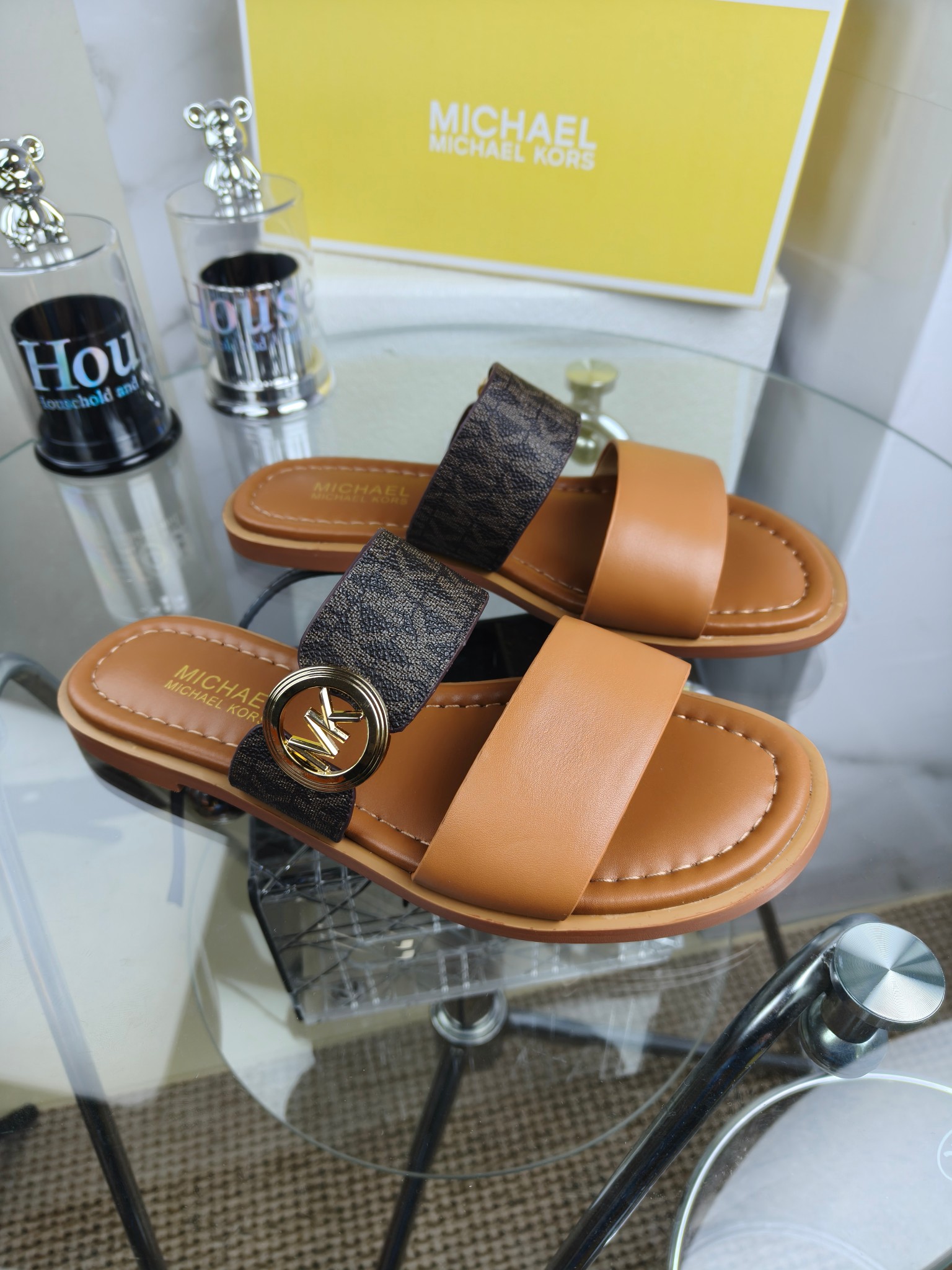 Exclusive 2025 Spring Edition Female Shoes: MK Sandals for Foreign Trade (Sizes 35, 41, 42)