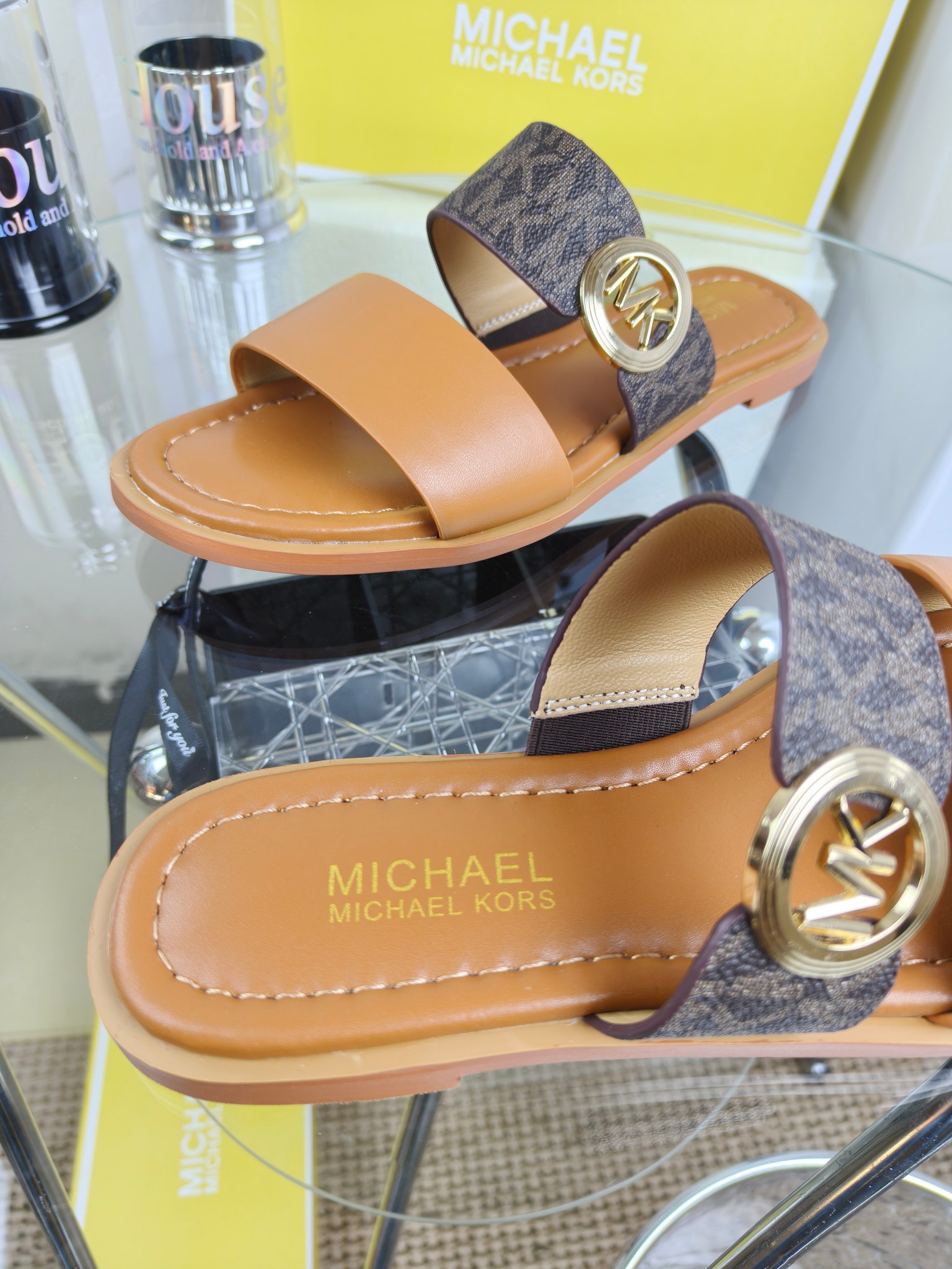 Exclusive 2025 Spring Edition Female Shoes: MK Sandals for Foreign Trade (Sizes 35, 41, 42) - 图片 7