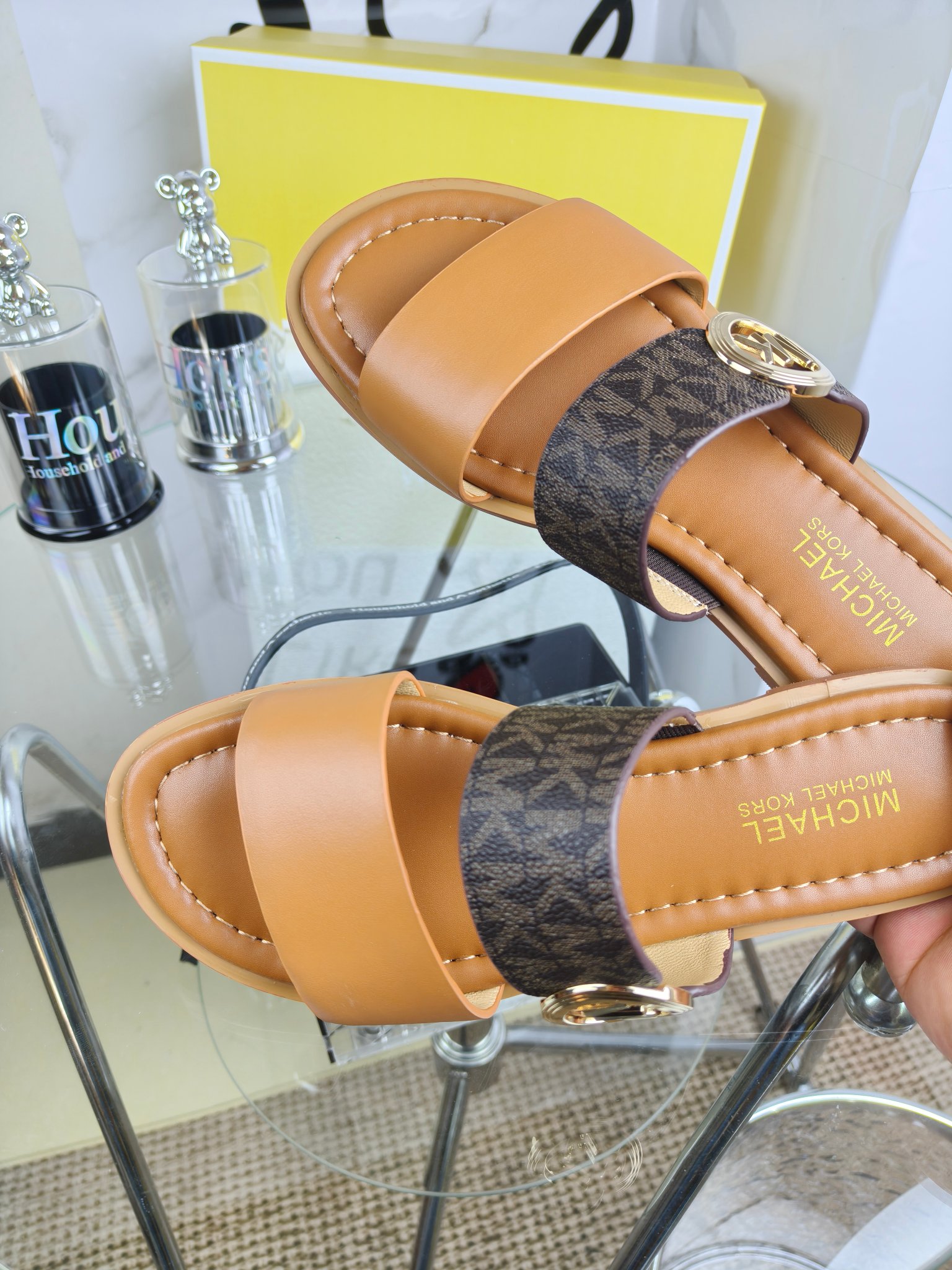 Exclusive 2025 Spring Edition Female Shoes: MK Sandals for Foreign Trade (Sizes 35, 41, 42) - 图片 8