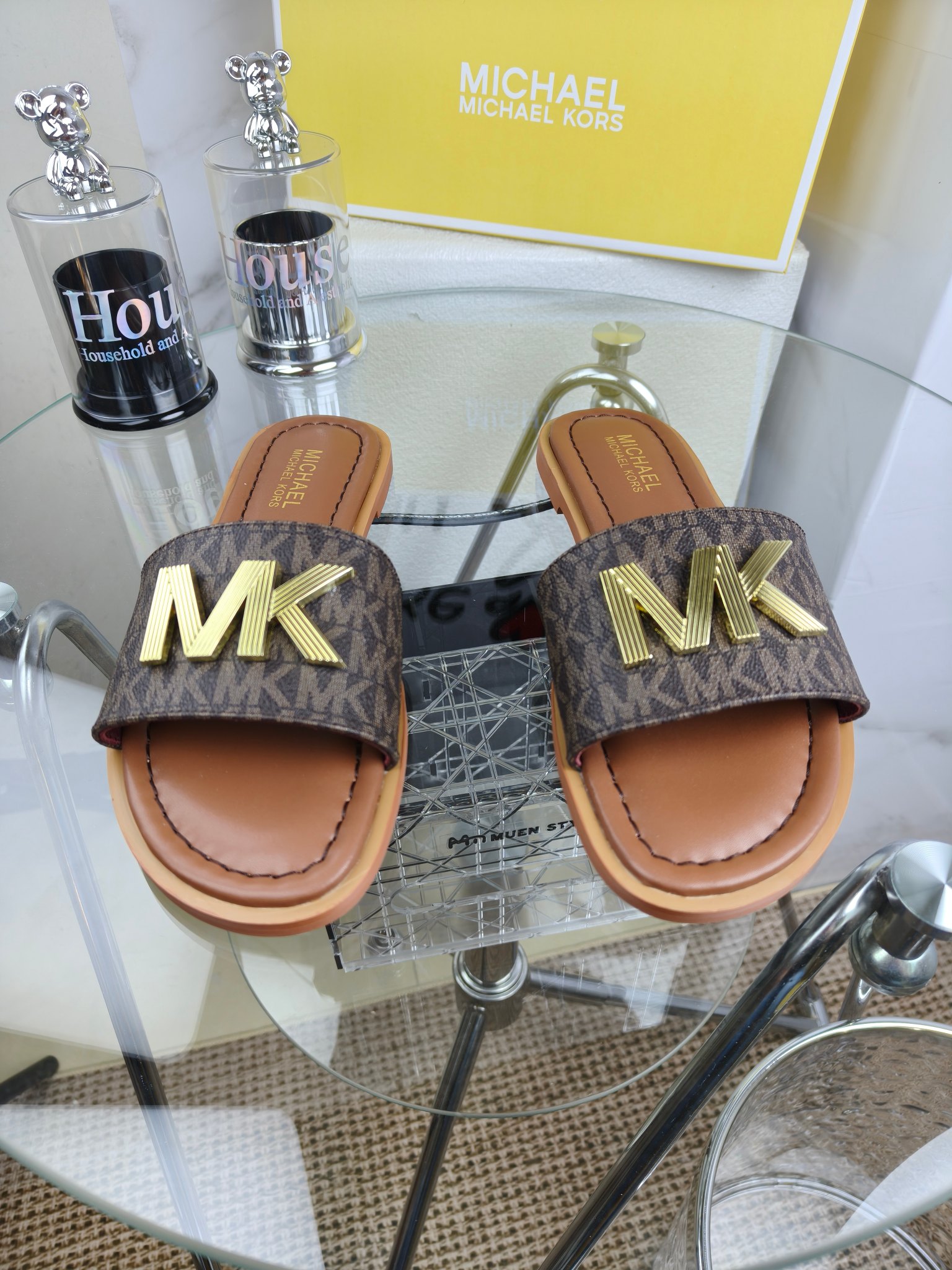 Exclusive 2025 Spring Edition Female MK Sandals for Foreign Trade, Sizes 35-42 - 图片 2
