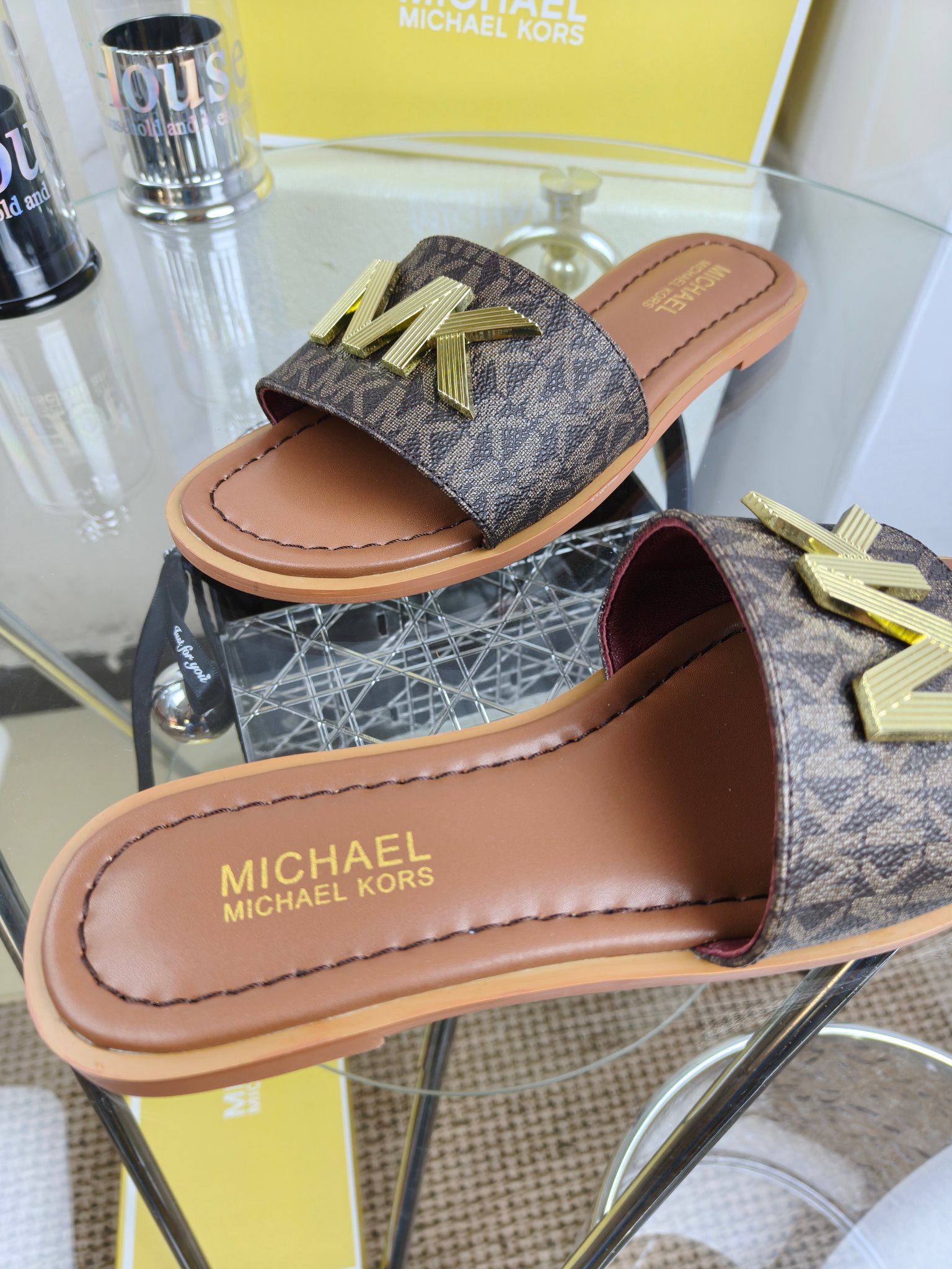 Exclusive 2025 Spring Edition Female MK Sandals for Foreign Trade, Sizes 35-42 - 图片 8