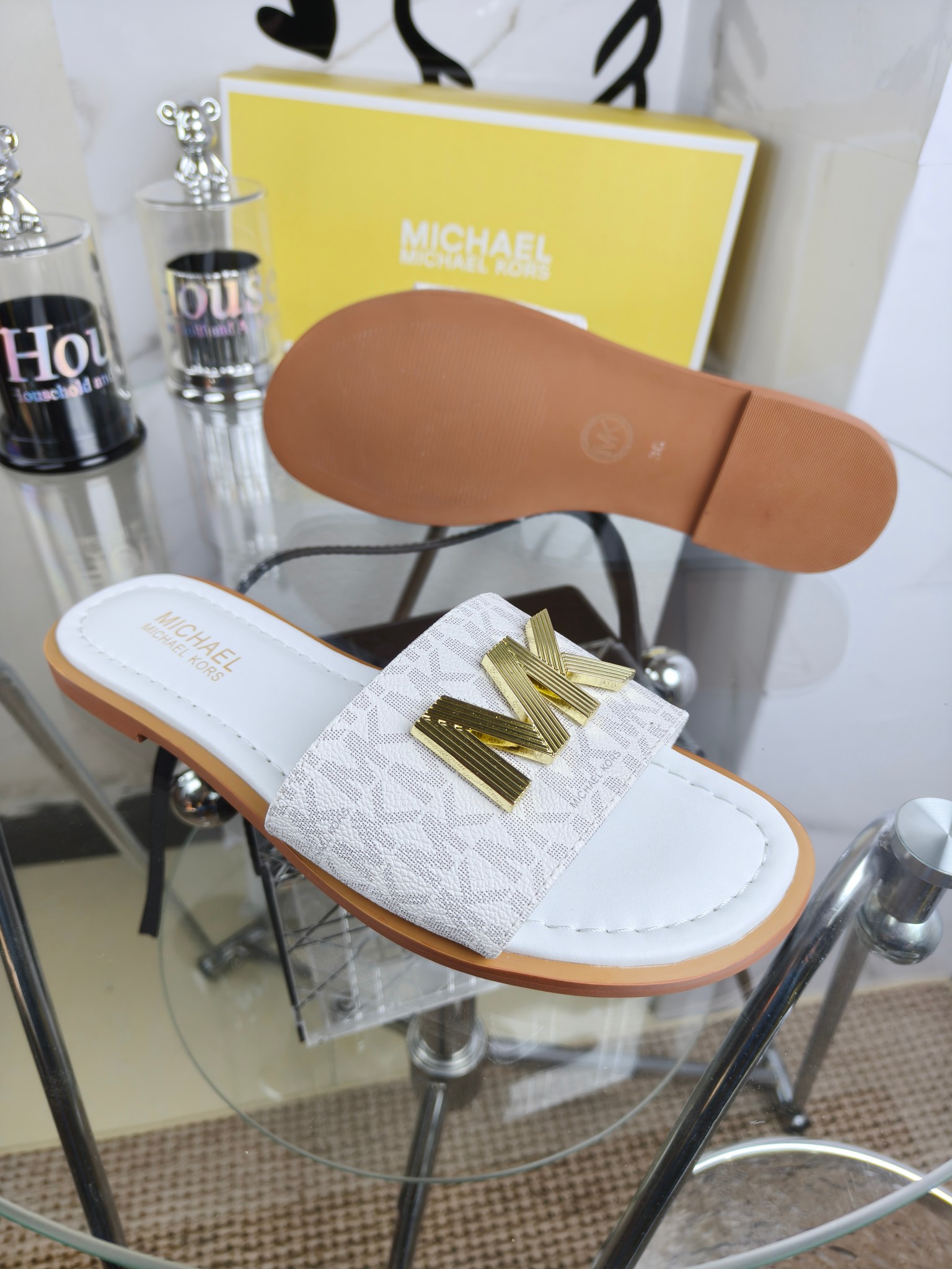 Exclusive 2025 Spring Edition MK Female Sandals for Foreign Trade, Sizes 35-42. - 图片 7