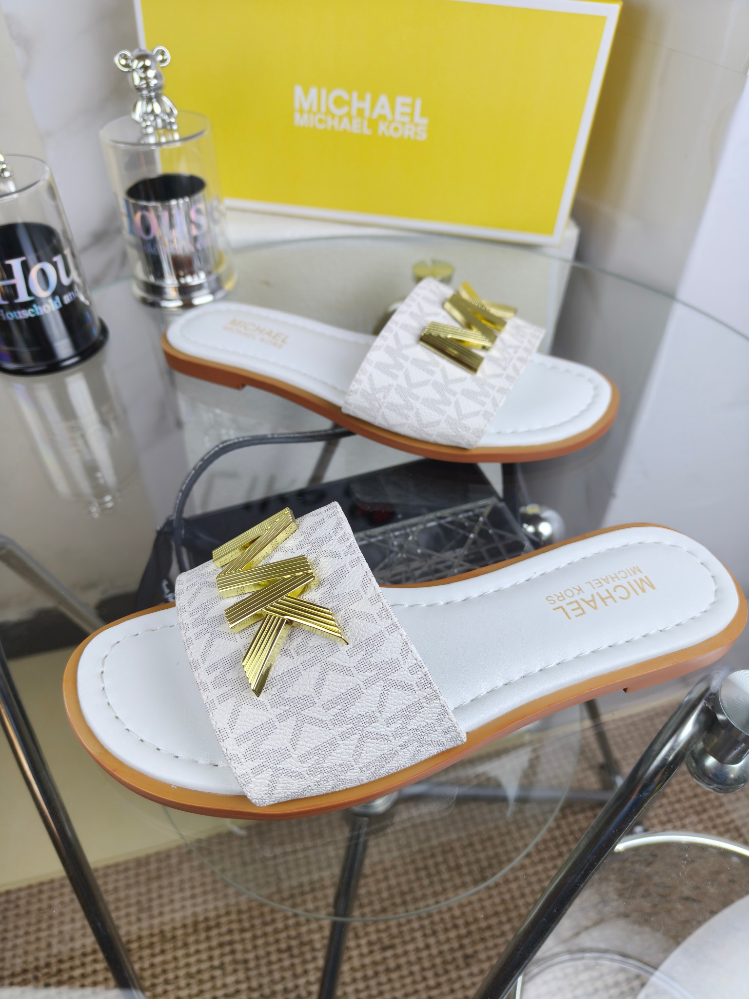 Exclusive 2025 Spring Edition MK Female Sandals for Foreign Trade, Sizes 35-42. - 图片 4