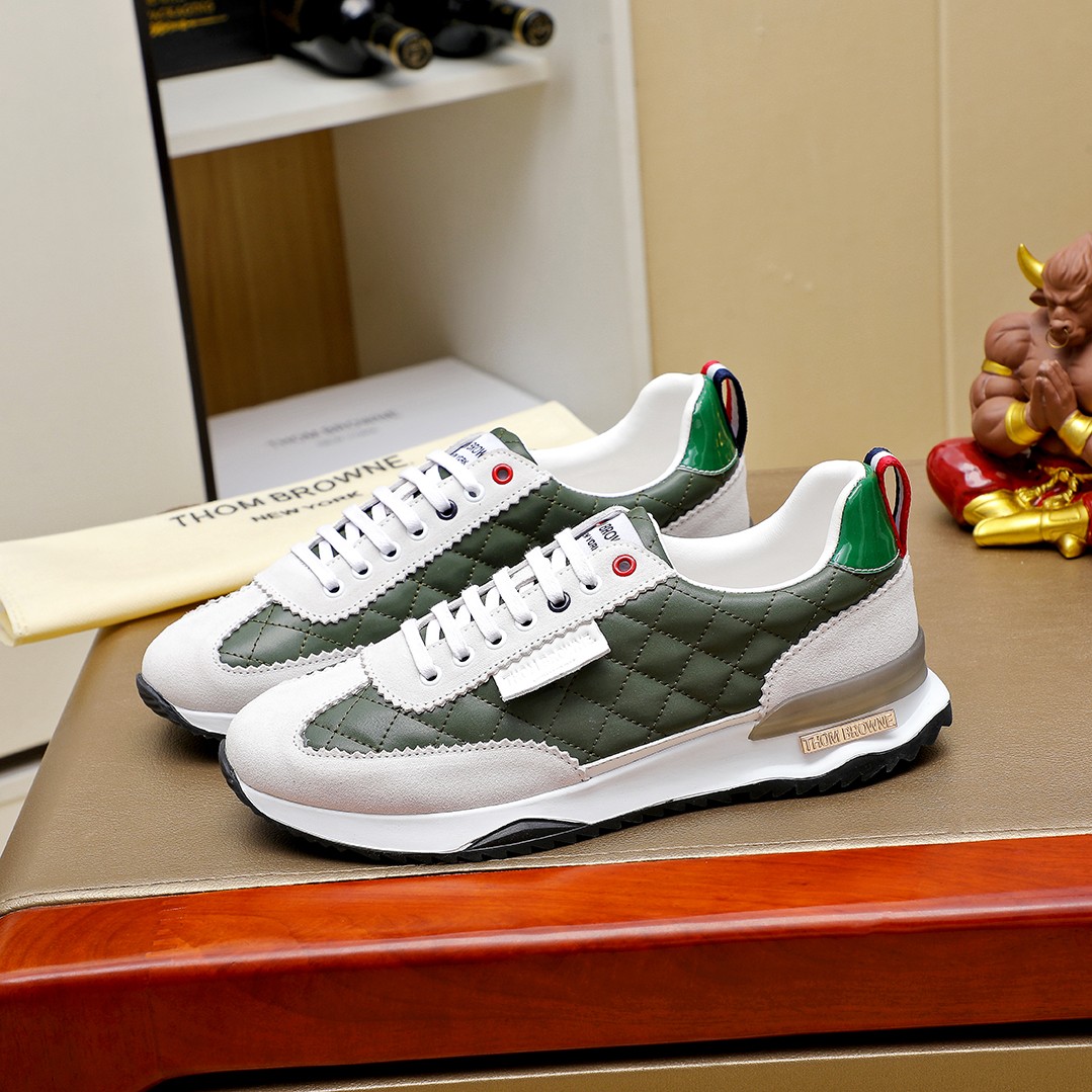 Thom Browne Men's Leather Casual Sneakers - Stylish, Comfortable, and Durable 3 a1728448358630 2422