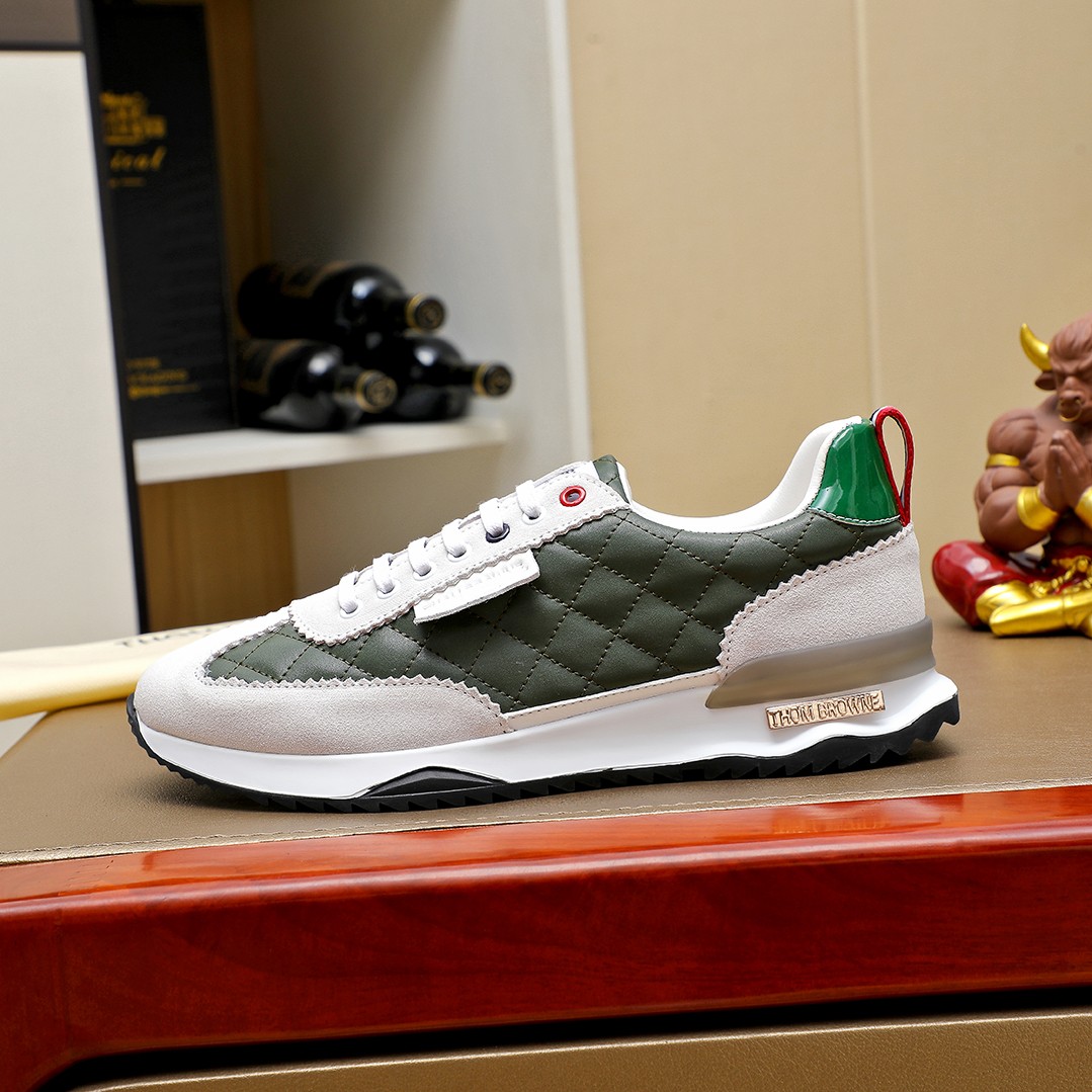 Thom Browne Men's Leather Casual Sneakers - Stylish, Comfortable, and Durable 6 a1728448358637 4146