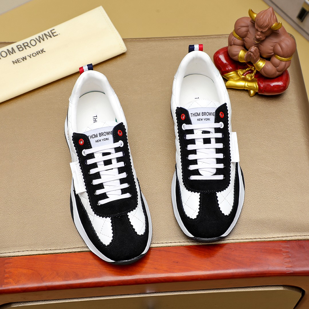 נעליים קז'ואל לגברים Thom Browne - עור שחור ושחור 2 a1728448400876 2462