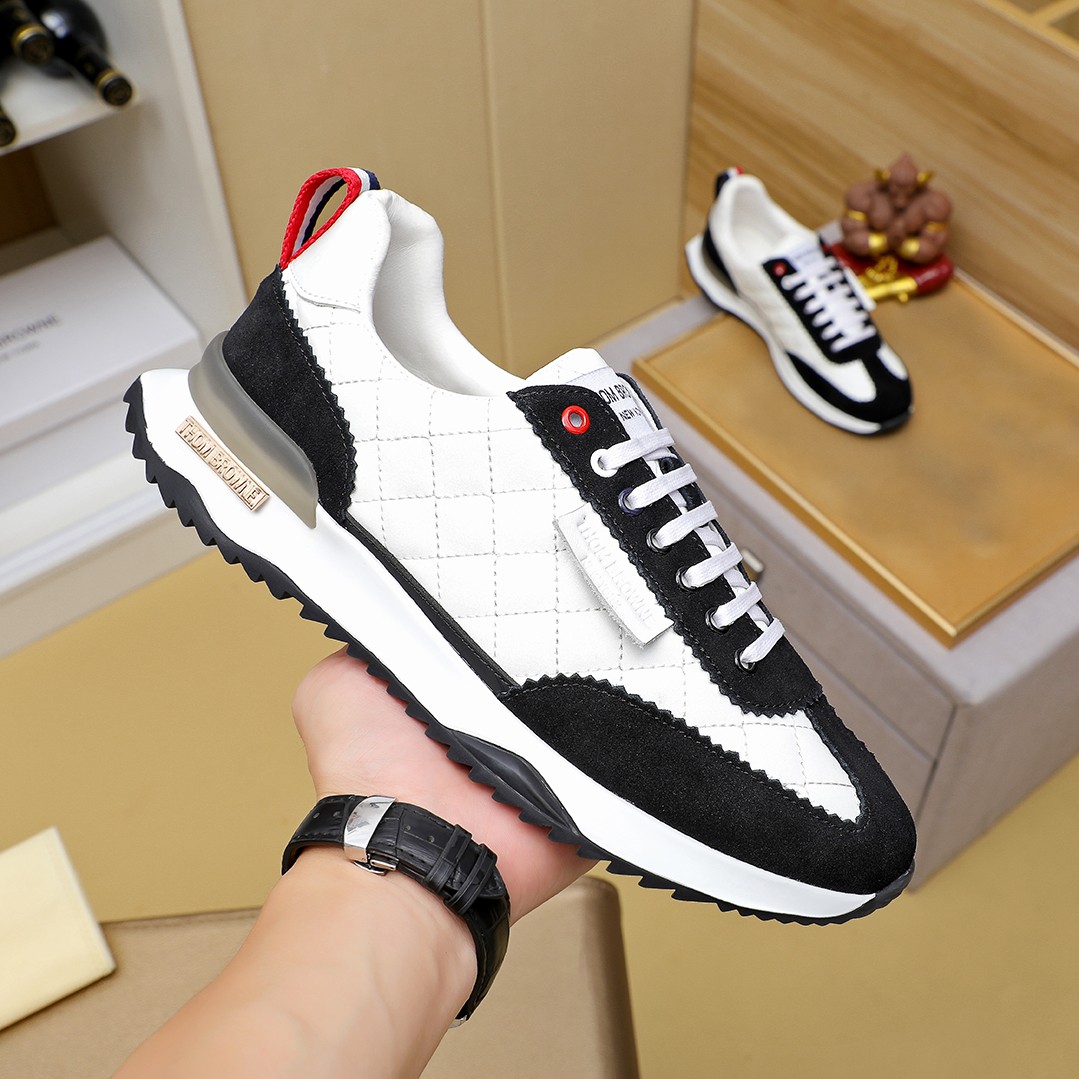 נעליים קז'ואל לגברים Thom Browne - עור שחור ושחור 4 a1728448400878 7772