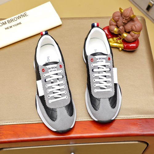 Thom Browne Men's Casual Sneakers - Italian Leather, Comfortable & Stylish 1 Thom Browne Men's Casual Sneakers - Italian Leather, Comfortable & Stylish