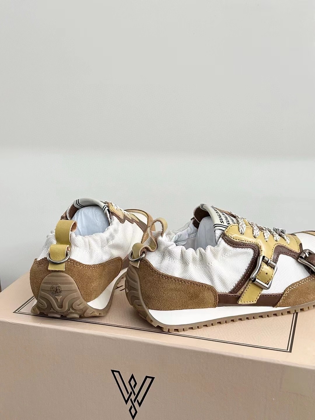 SUGARSU Retro Colorblock Ballet Sneakers with Cute Buckle Design 9 a1744461936205 4141