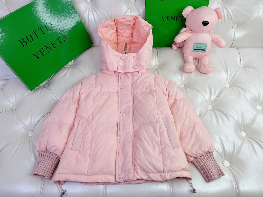 Winter Cotton Dress: Child-Sized BOTTEGA VENETA Design, Warm and Stylish, 120-170 cm - 图片 1