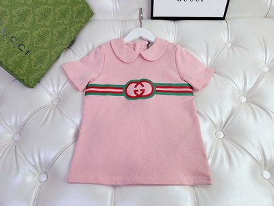 Gucci Clothing Dresses Pink Embroidery Girl