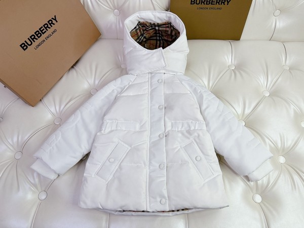 Burberry Clothing Down Jacket Black White Goose Down Winter Collection