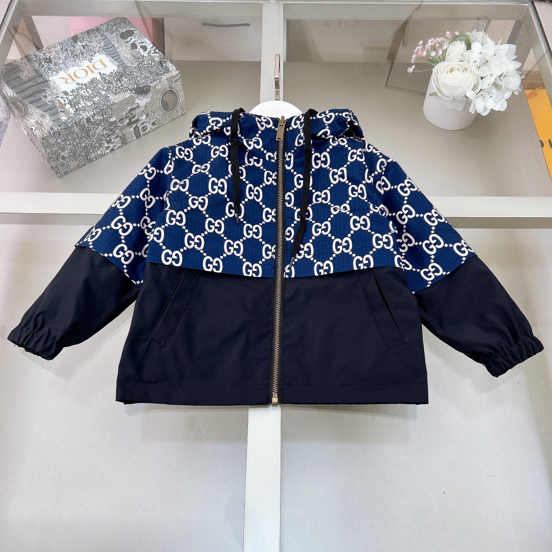 Gucci Clothing Windbreaker Kids Girl Unisex Cotton Polyester Spring Collection