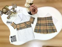 Burberry Clothing Kids Clothes Shirts & Blouses Lattice Kids Boy Girl Spring Collection