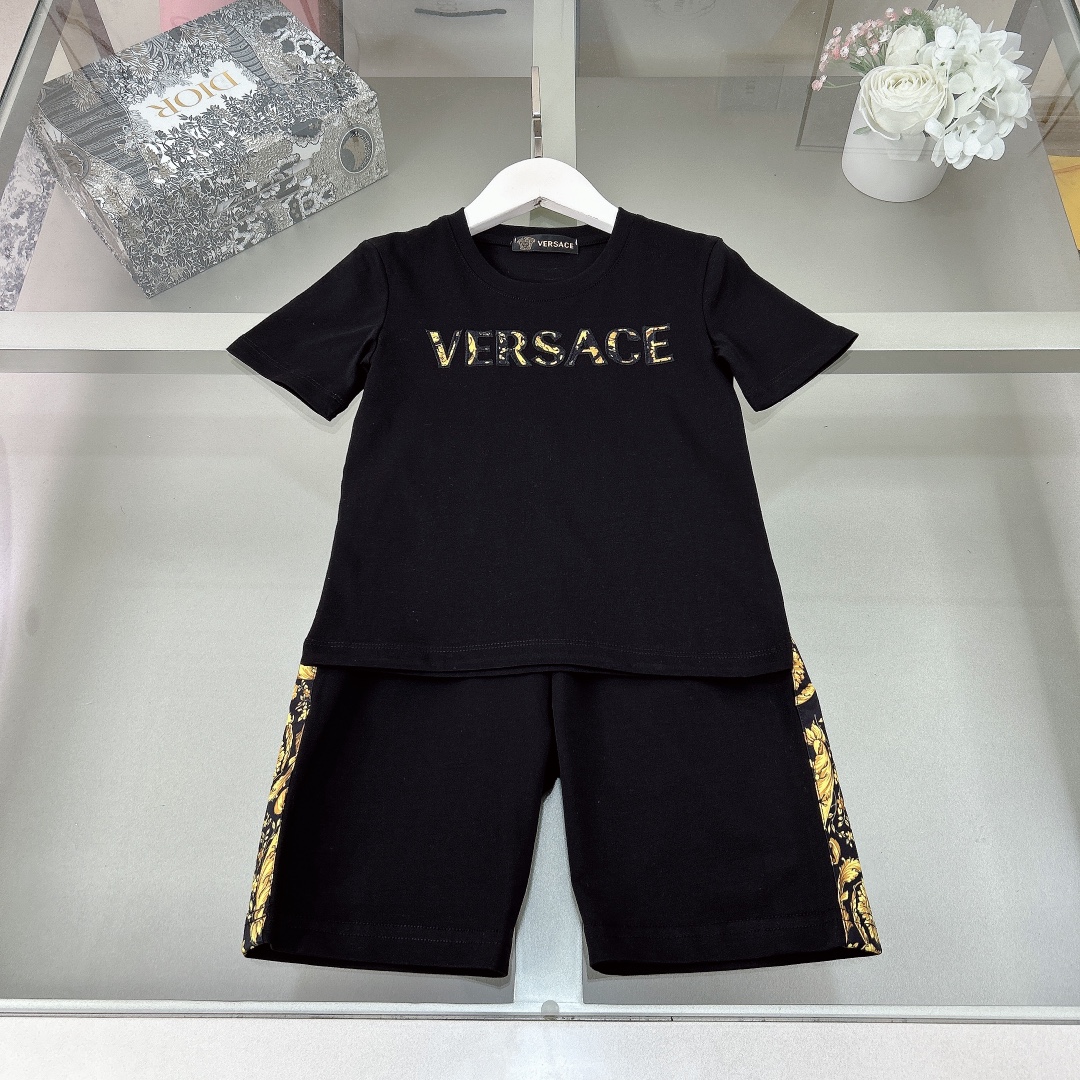 New Children’s Polo Suit with Excellent Embroidery in Van Sage’s Netted Cotton, Size 100-150cm - 图片 1