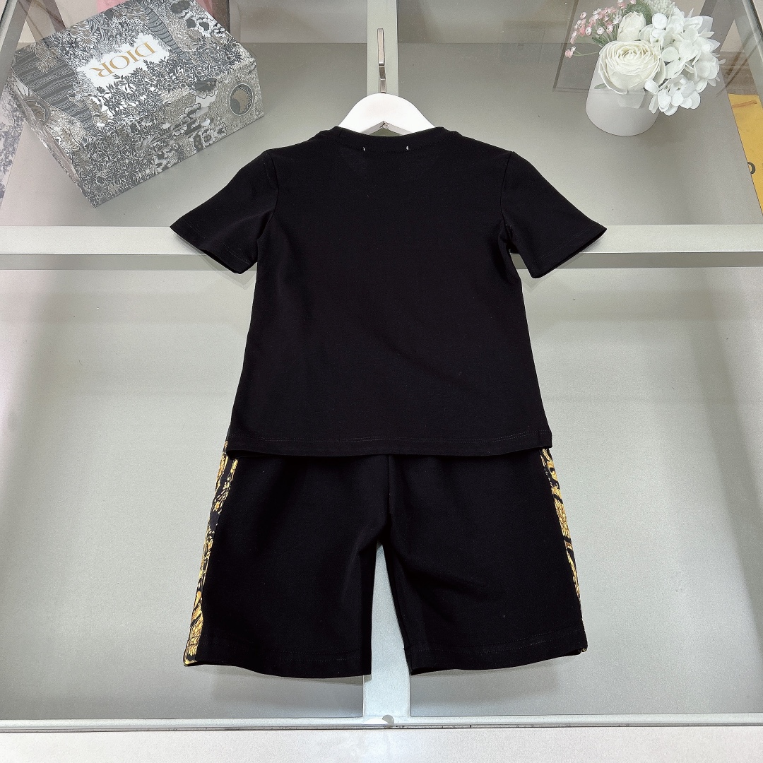 New Children’s Polo Suit with Excellent Embroidery in Van Sage’s Netted Cotton, Size 100-150cm - 图片 2
