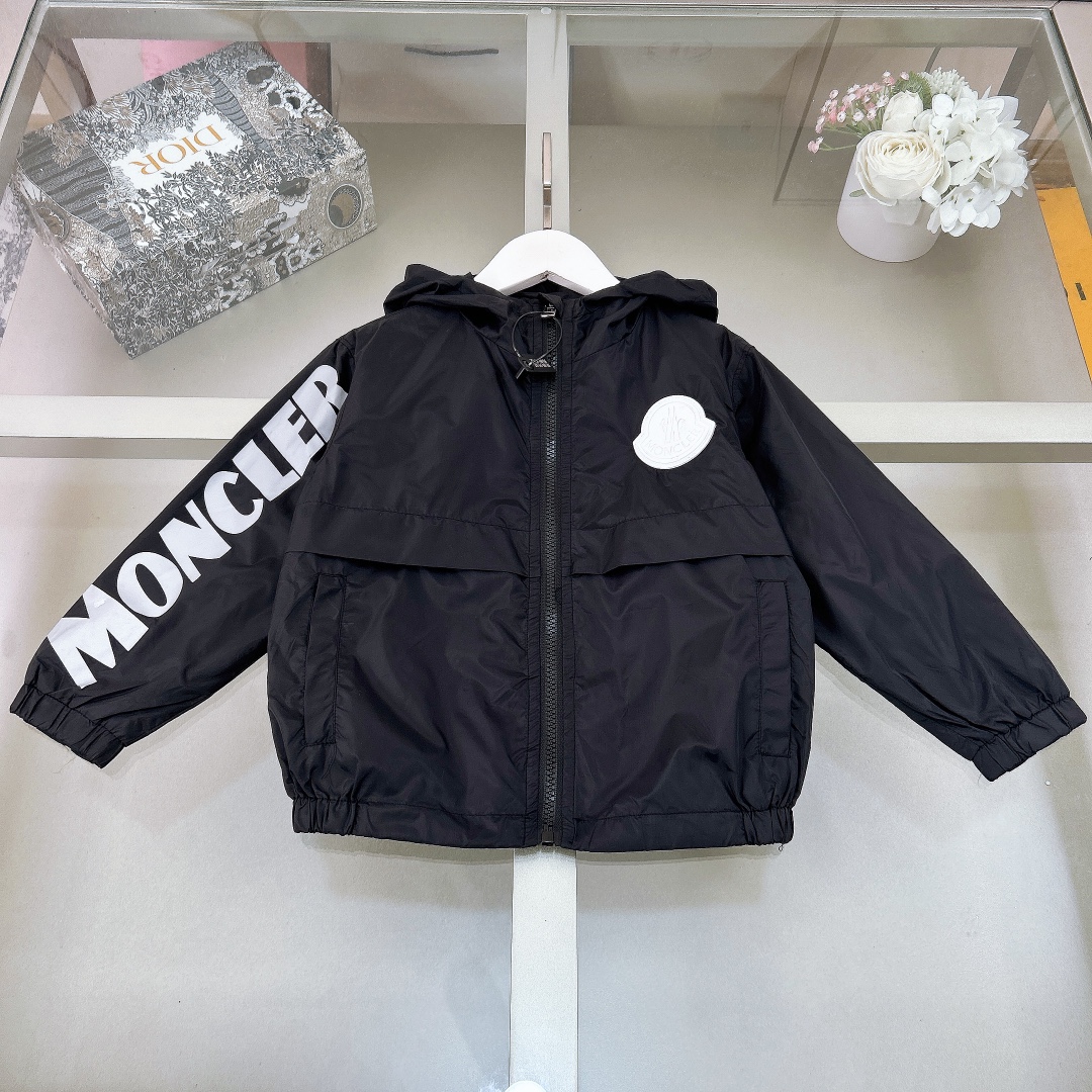 Moncler Clothing Coats & Jackets Printing Kids Cotton Spring Collection Fashion