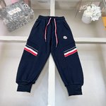 Moncler Clothing Pants & Trousers Embroidery Cotton Spring Collection Fashion Casual