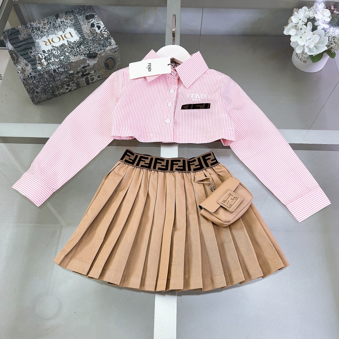 Designer Fake
 Fendi Clothing Shirts & Blouses Skirts Cotton Fall Collection