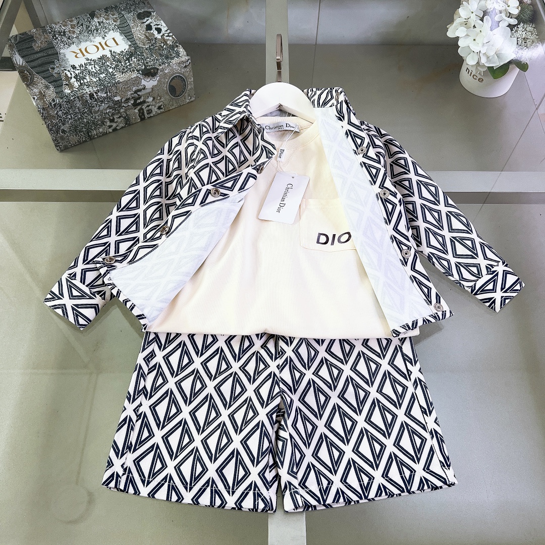 Dior Ropa Abrigos y chaquetas Camisas y blusas Pantalones cortos Camiseta Algodón Colección de otoño