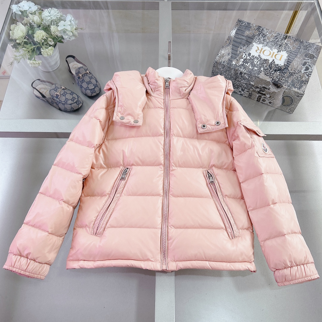 Moncler Manteaux & Blousons Veste En Duvet Vêtements Pour Enfants Noir Couleur rose Blanc Les enfants Fille Unisexe Collection automne – hiver