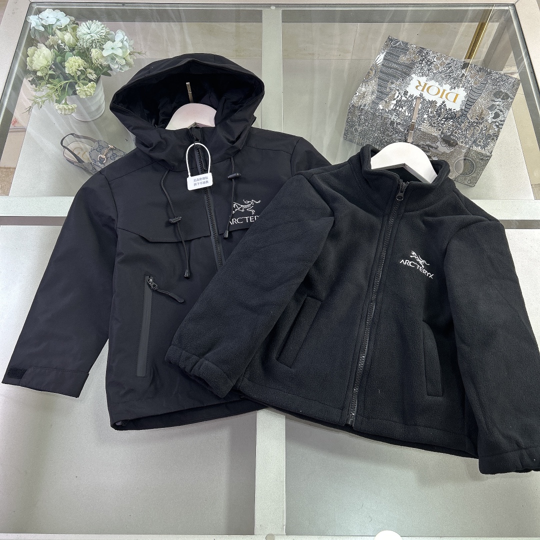 Arcteryx Odzież Płaszcze & kurtki Odzież dziecięca Dzieci Dziewczyna Unisex Góra z kapturem