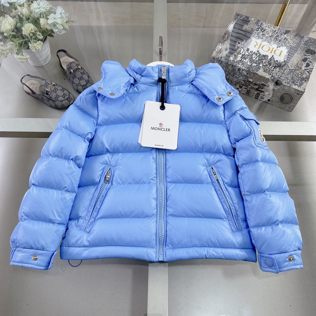 Moncler Manteaux & Blousons Veste En Duvet Vêtements Pour Enfants Blanc Les enfants Fille Unisexe Duvet d’oie blanche