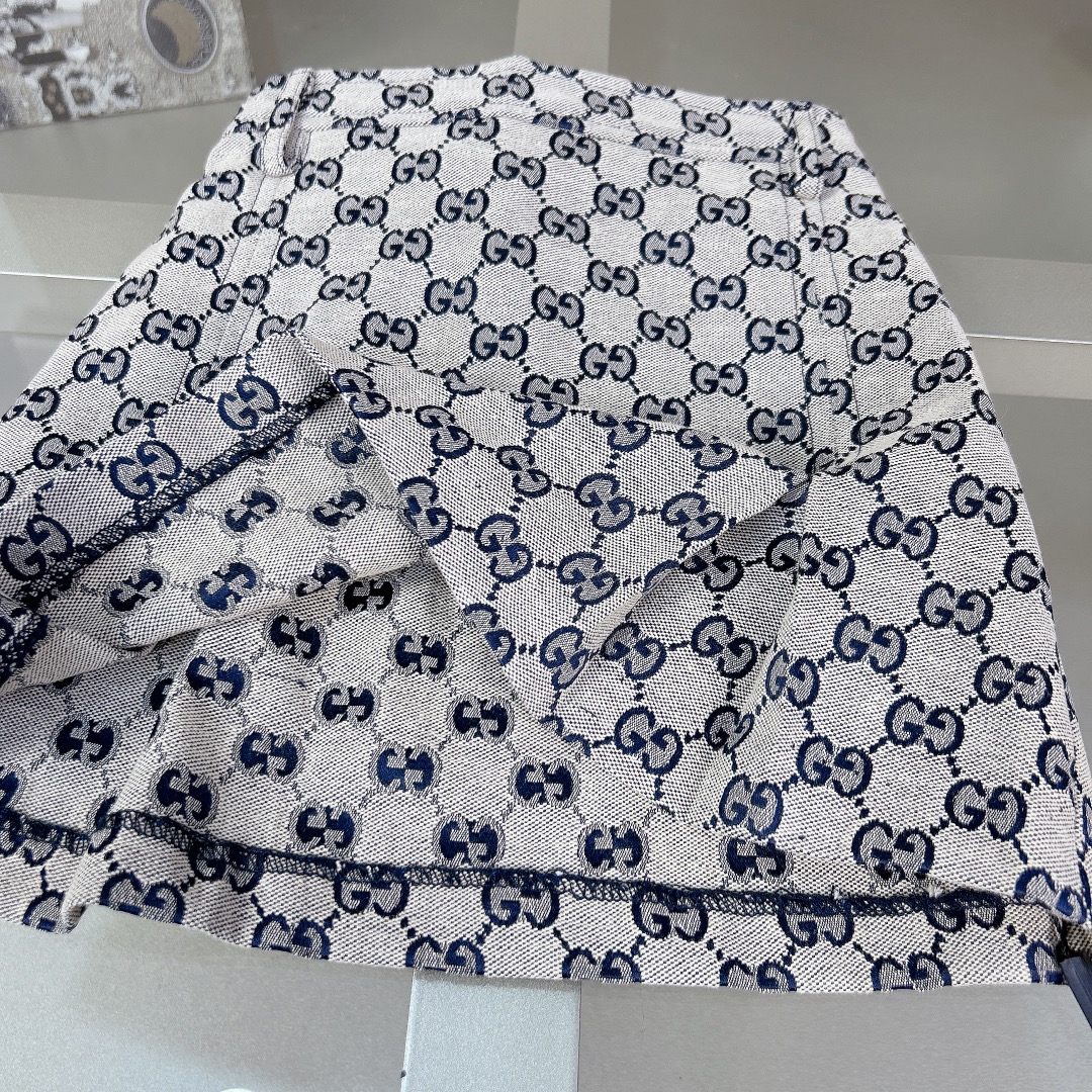 “GUCC* Defined Series: Doll-Collar Skirts and Cotton Shirts, Original 1:1 Cowboy Design” - 图片 8
