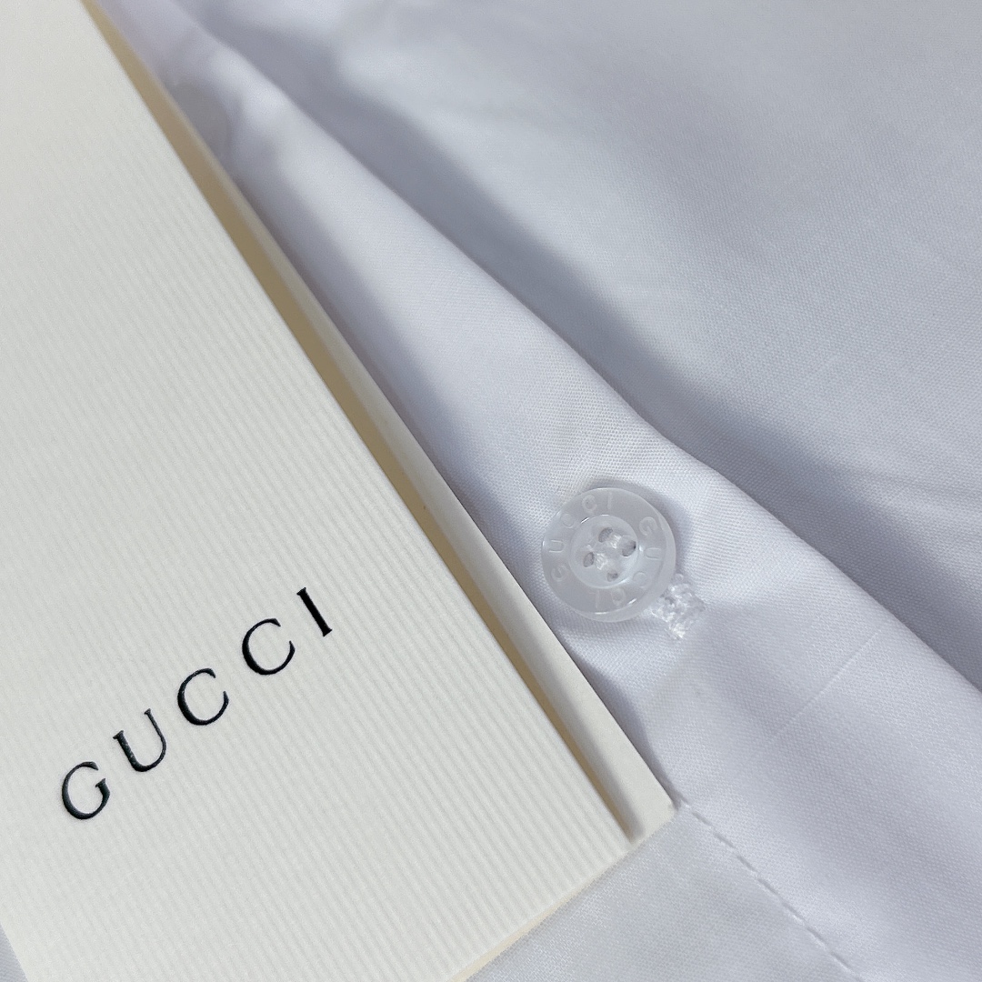“GUCC* Defined Series: Doll-Collar Skirts and Cotton Shirts, Original 1:1 Cowboy Design” - 图片 7