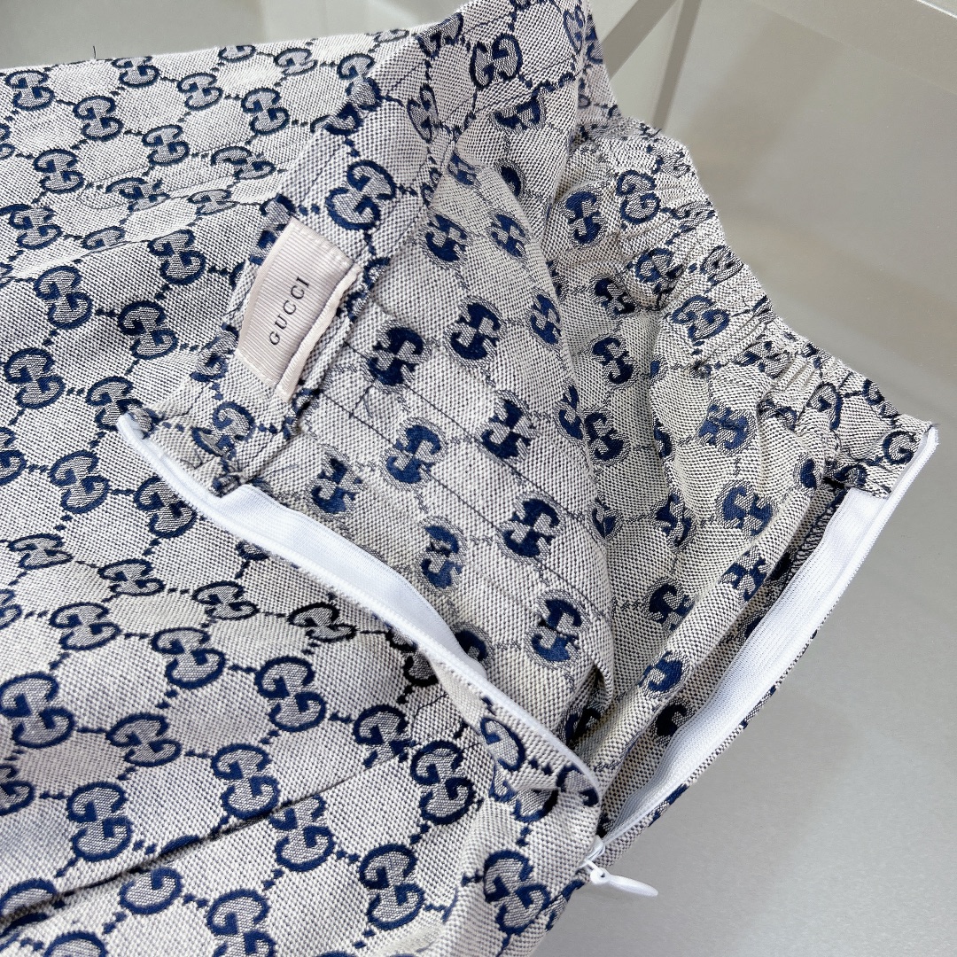 “GUCC* Defined Series: Doll-Collar Skirts and Cotton Shirts, Original 1:1 Cowboy Design” - 图片 9