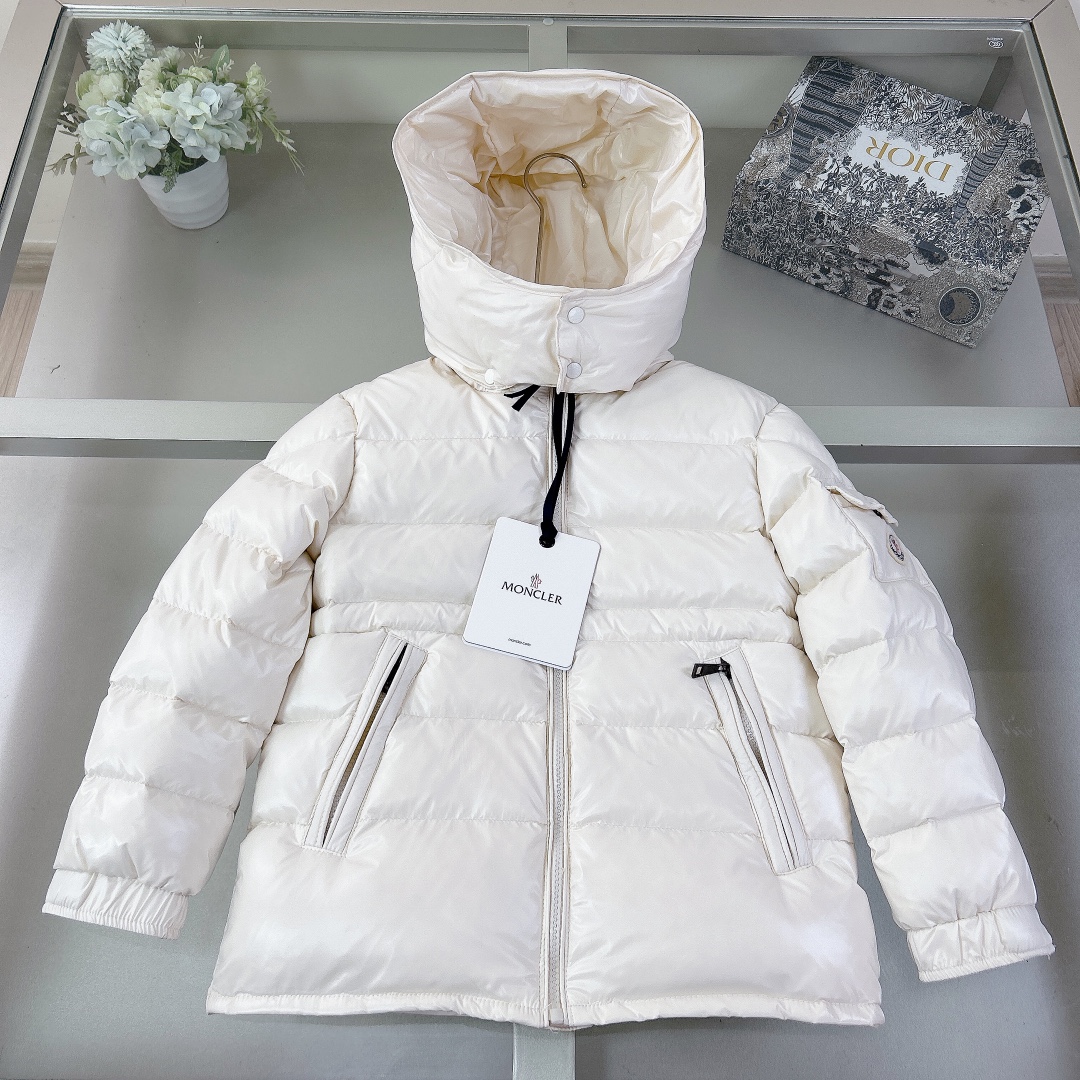 Moncler Manteaux & Blousons Veste En Duvet Vêtements Pour Enfants Copie de miroir luxe
 Noir Couleur rose Blanc Les enfants Fille Unisexe Duvet canard blanc