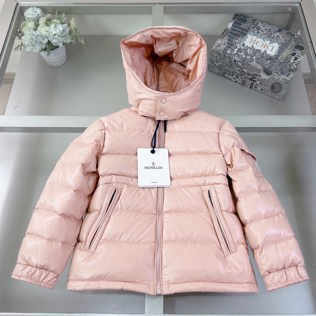 Moncler Manteaux & Blousons Veste En Duvet Vêtements Pour Enfants Noir Couleur rose Blanc Les enfants Fille Unisexe Duvet de canard blanc