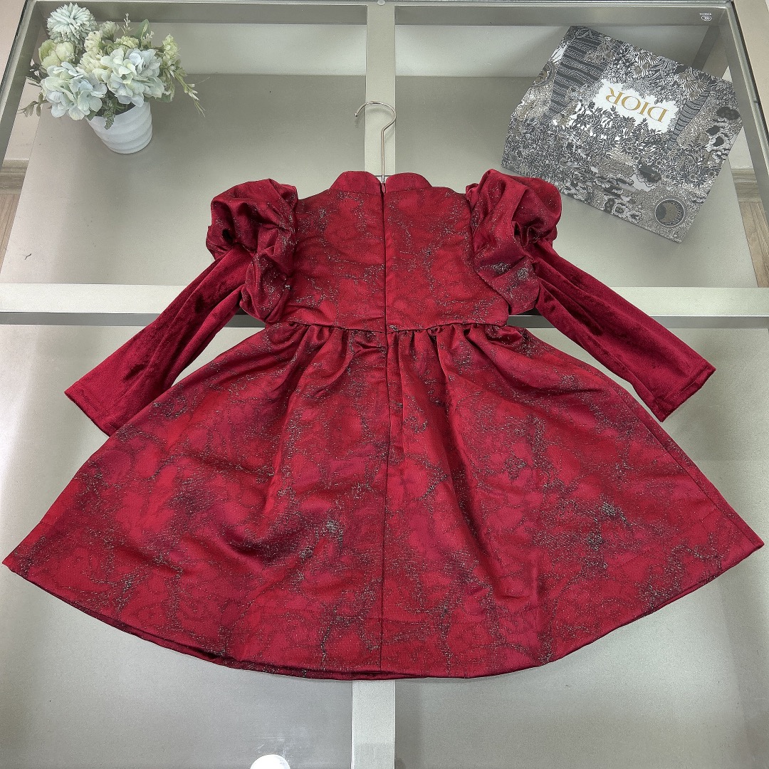 Dior, children's wear, girls' dresses, combining the elegance of Hanfu 2