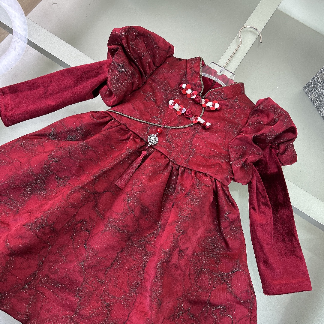 Dior, children's wear, girls' dresses, combining the elegance of Hanfu 3