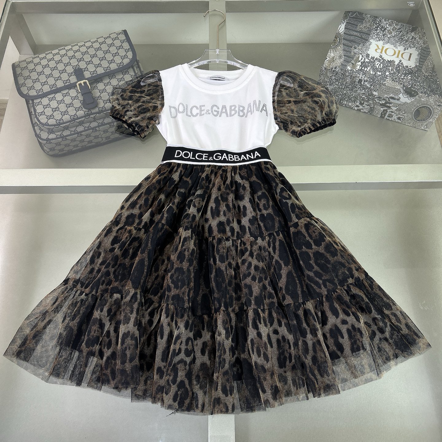Stylish DG Leopard Print Skirts in Various Sizes at Affordable Prices - 图片 1