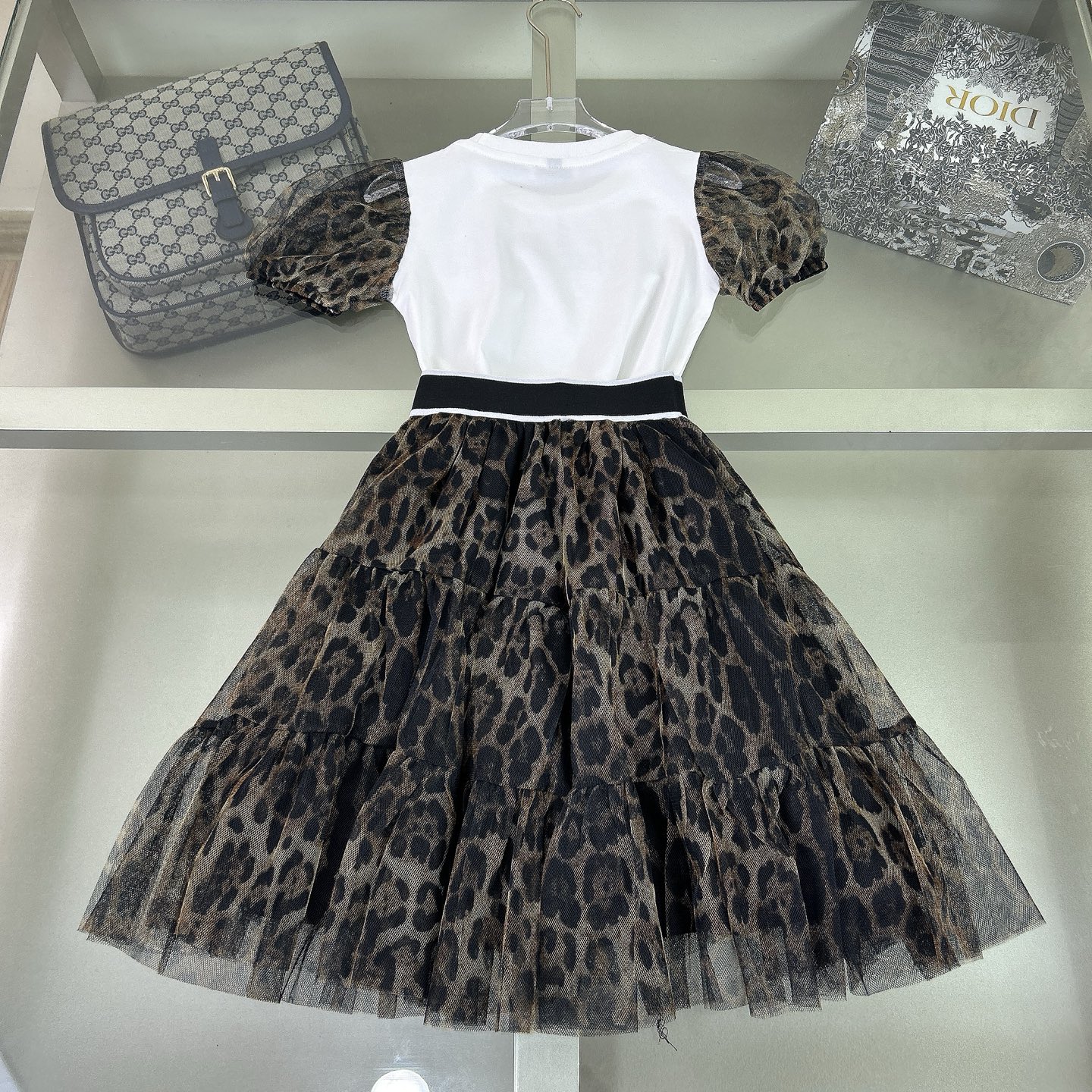 Stylish DG Leopard Print Skirts in Various Sizes at Affordable Prices - 图片 2