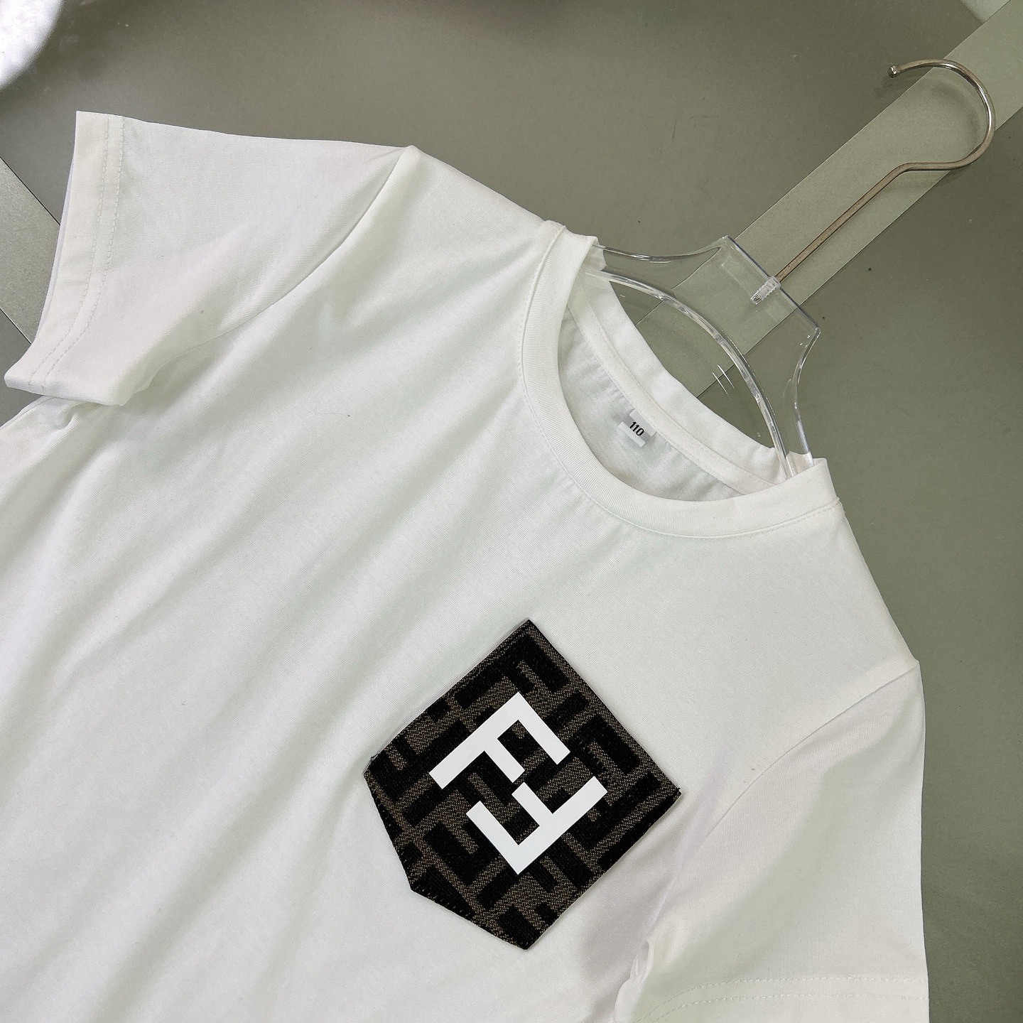 Fendi Kids' Cotton Blend Set: Short-Sleeve Tee and Patterned Shorts Set 5 i1740990184112 1990 0 3