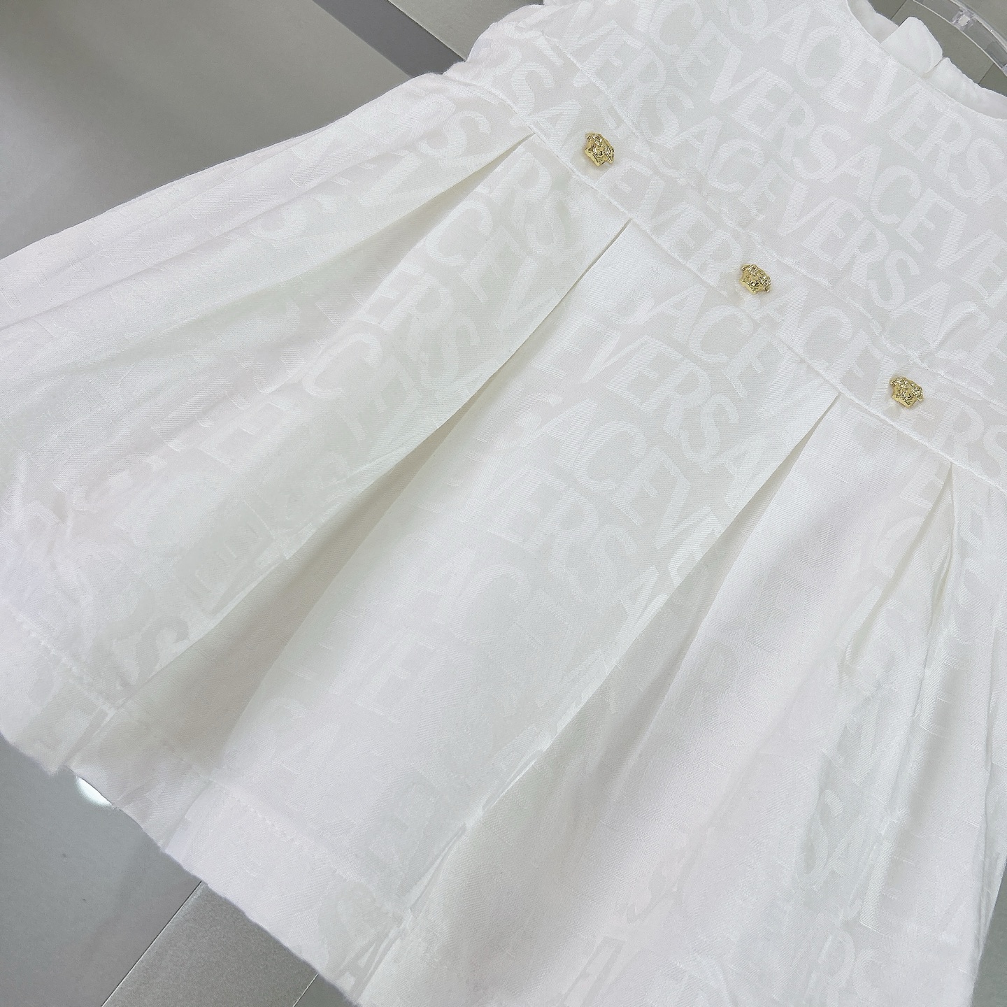 Original Tailor-Made Cotton Dress with Hardware Decorations, Spot Delivery, Size 73-110. - 图片 8