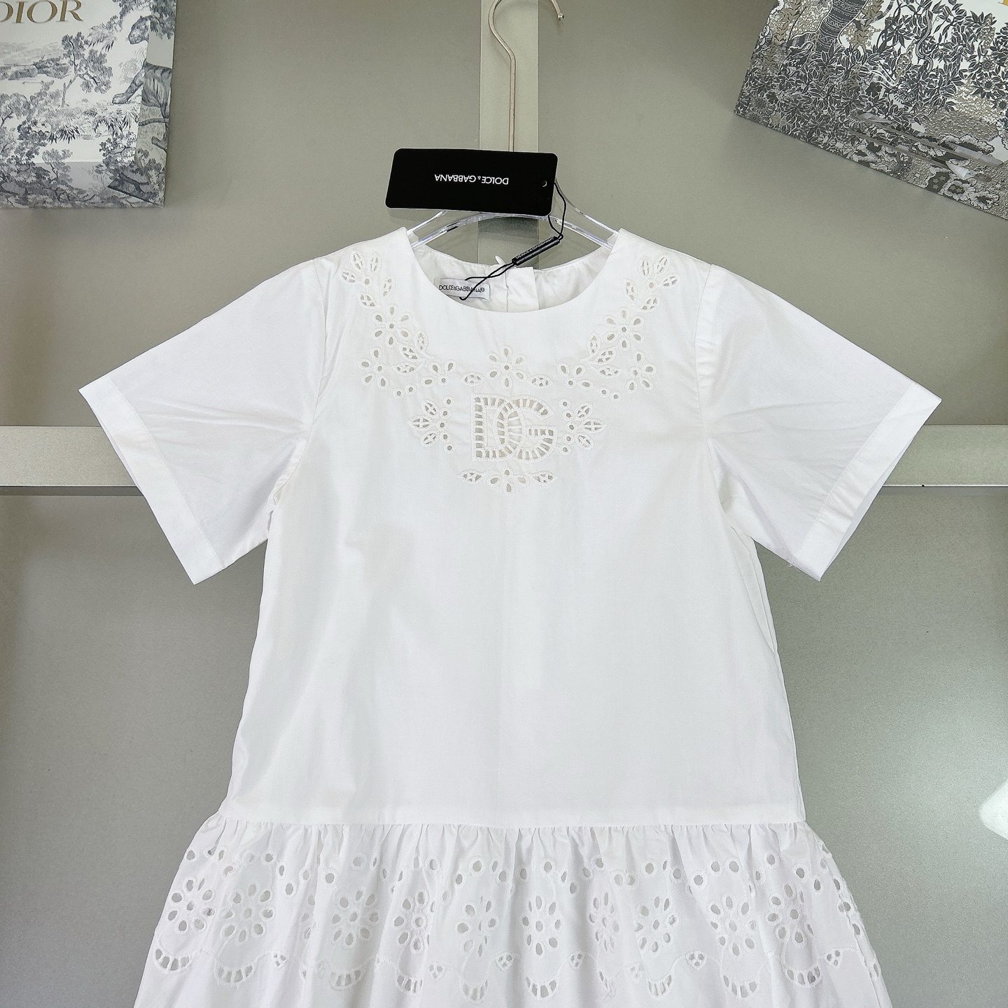 2025 Spring and Summer DG Girl Cotton Dress Collection: Princess Style, High Quality. - 图片 4